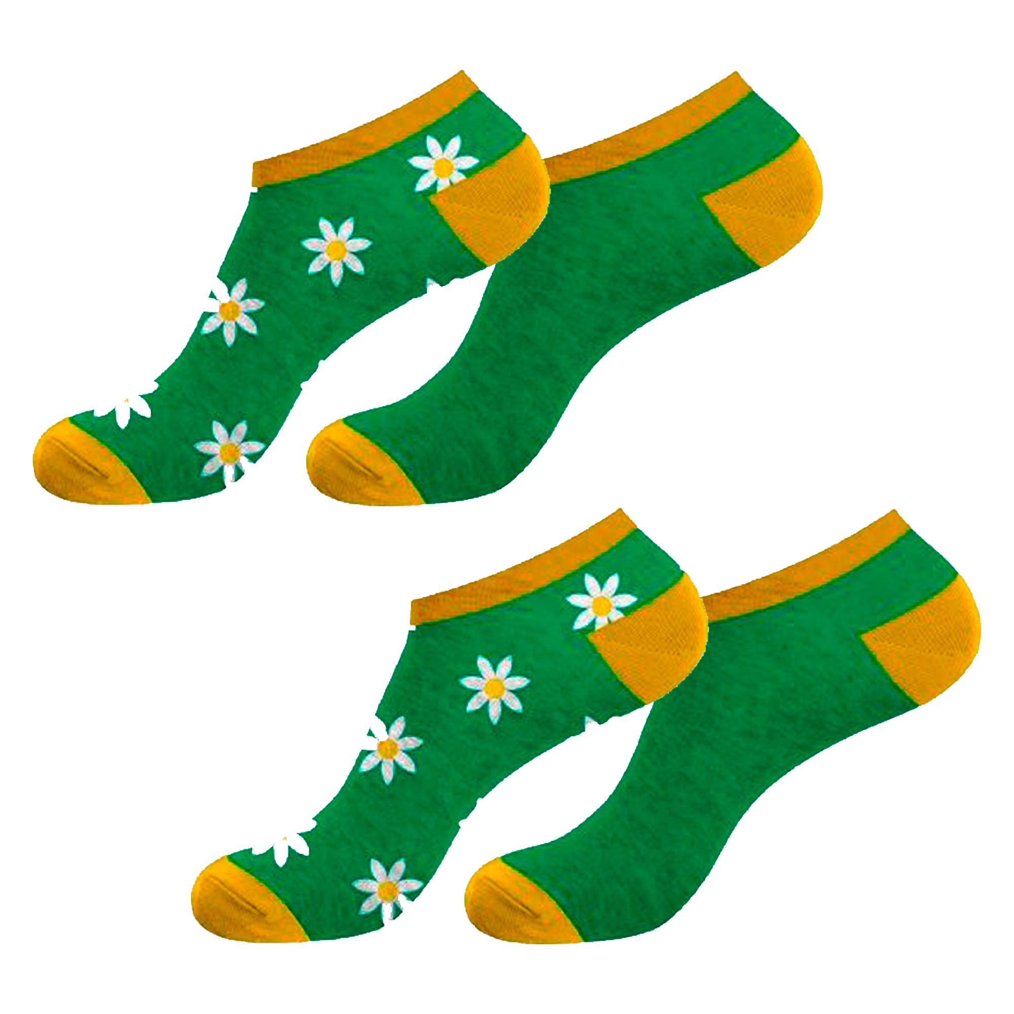Calcetines Tobilleros Hombre Crazy Boxer Modelo Daisy Set 2 Pares