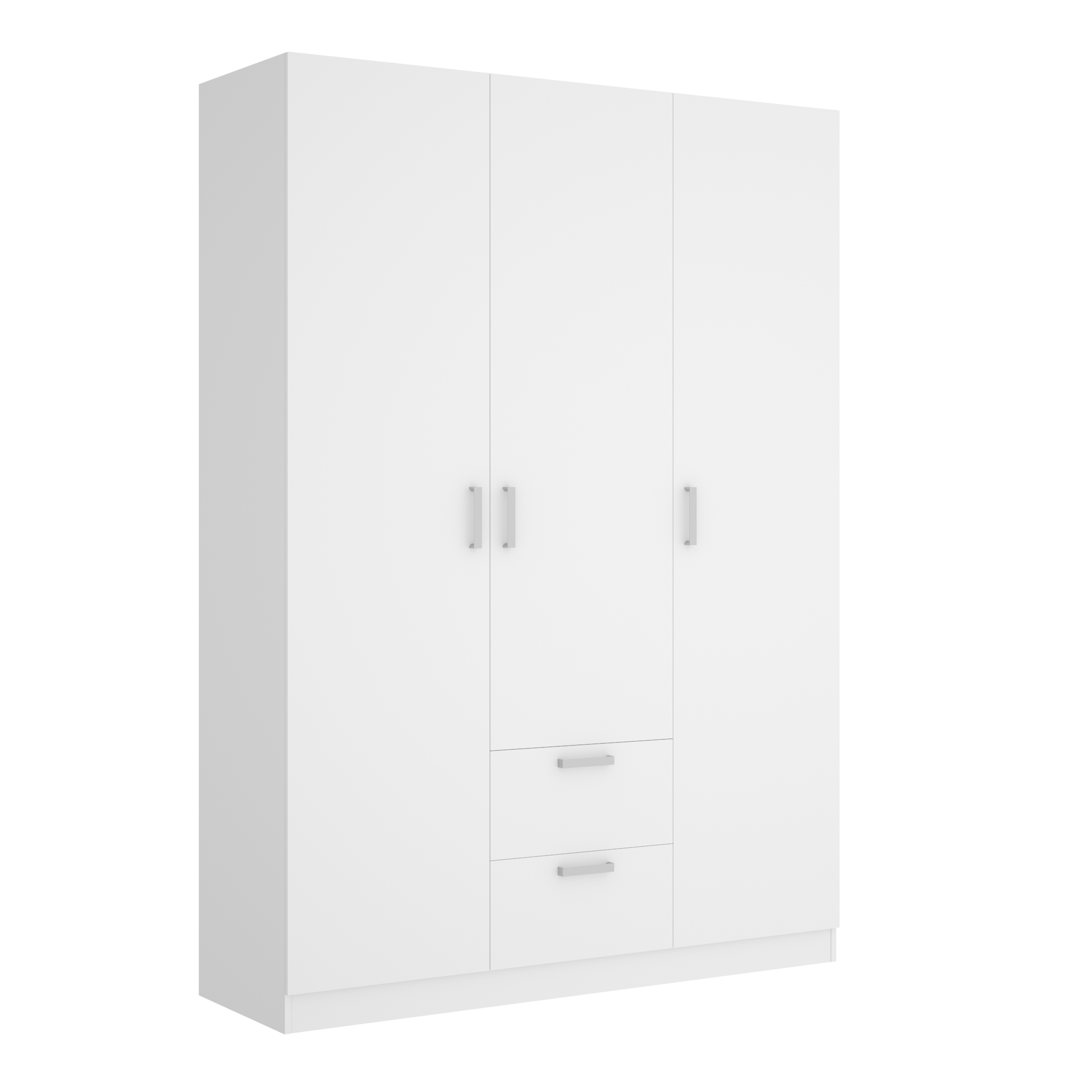Armario 3 Puertas y 2 Cajones Dekit MAXI 215x150x52 Blanco