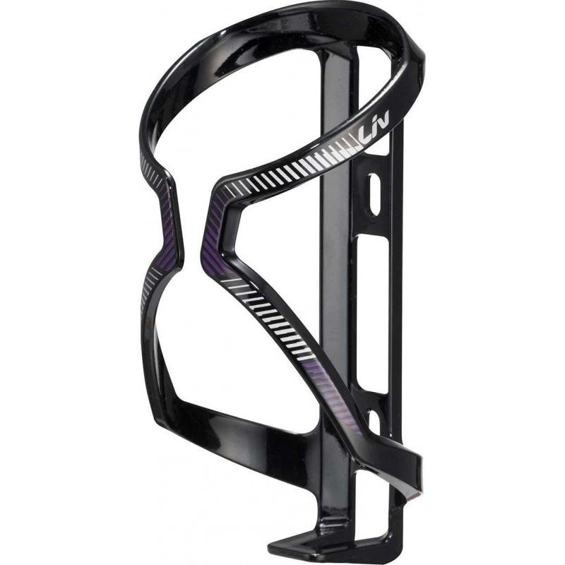 Portabidón Liv Airway Sport para bicicleta con salida frontal, compatible con bidones de 500-750 ml, ligero (32 g), diseño flexible y resistente, ideal para ciclismo y actividades al aire libre