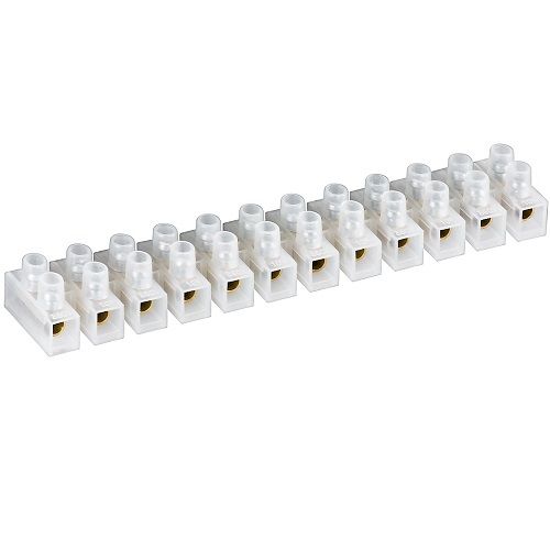 CABLEPELADO Regleta de conexión de Cables eléctricos | Clema/Empalme Cable | Apto para Sección 6mm | Intensidad 5A | Transparente