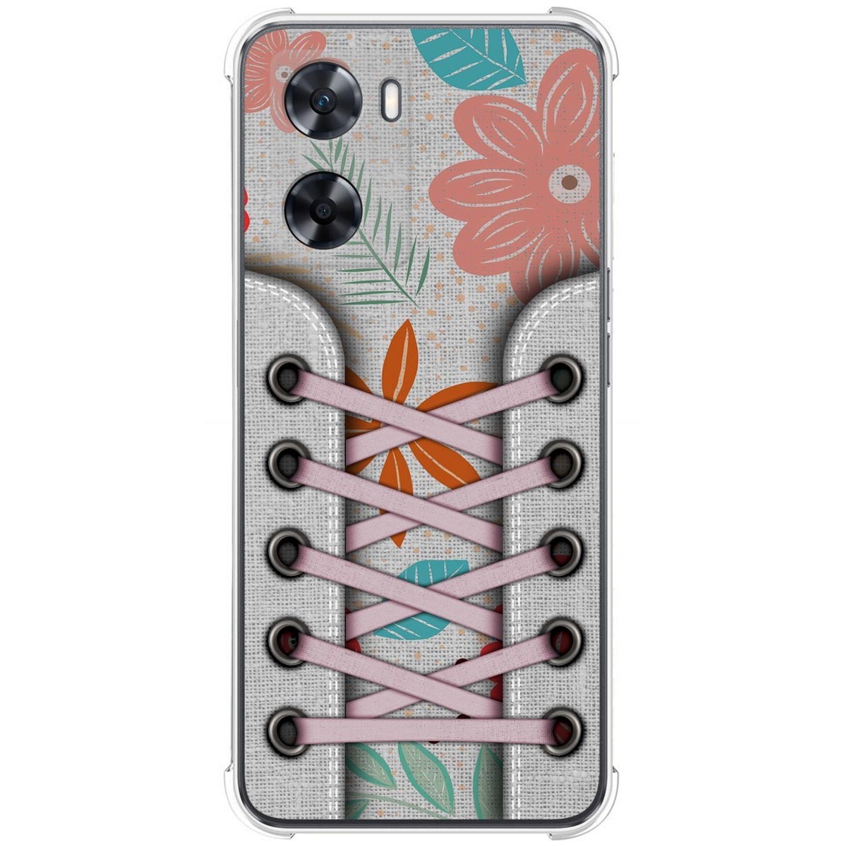 Funda Silicona Antigolpes para Oppo A57s diseño Zapatillas 09 Dibujos