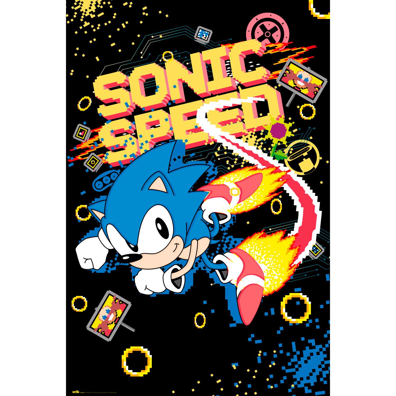 Poster sonic speed