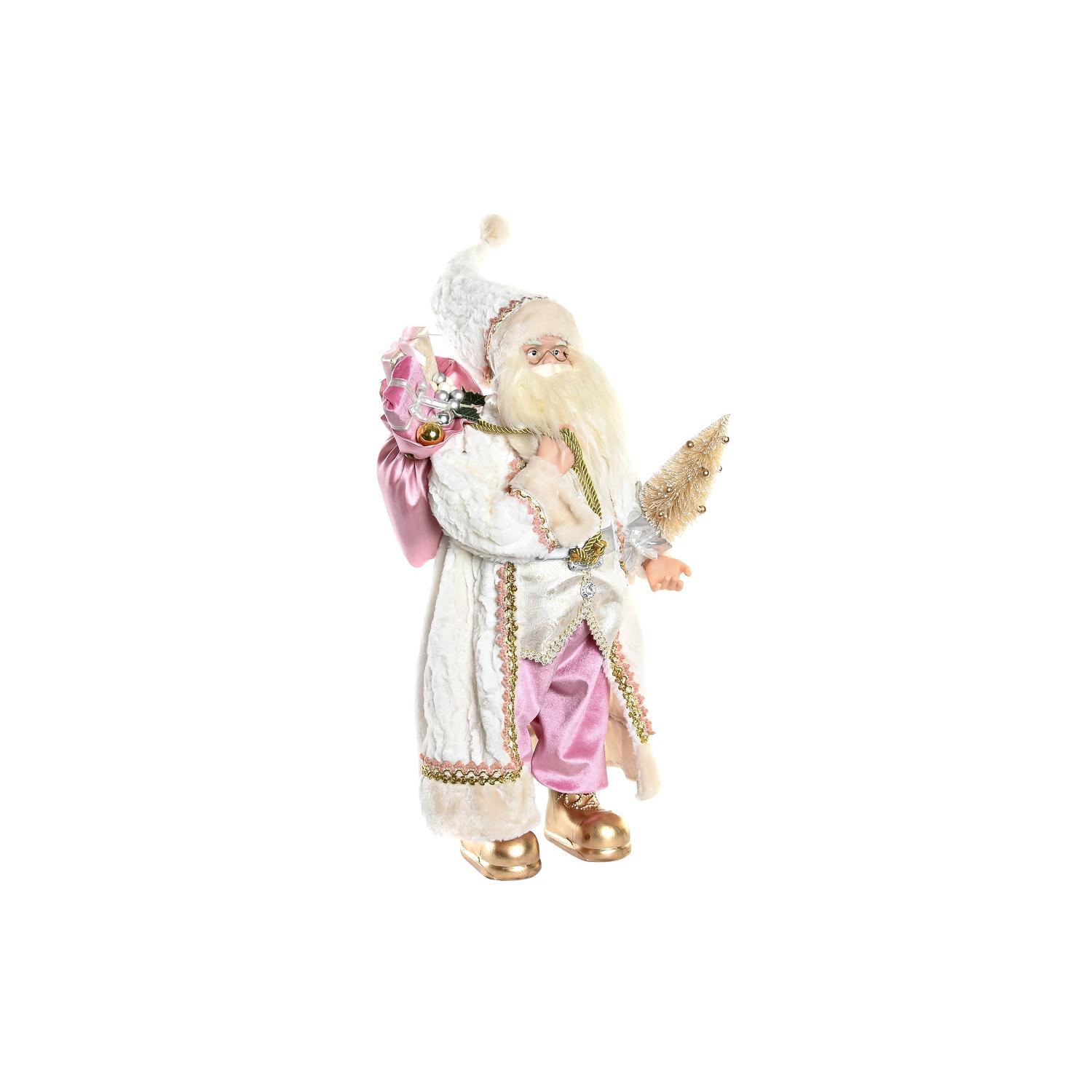 Figura Poliester Pvc 32X20X60 Rosa, Decoracióna de navidad para todos los hogares, Navidad Fantasia