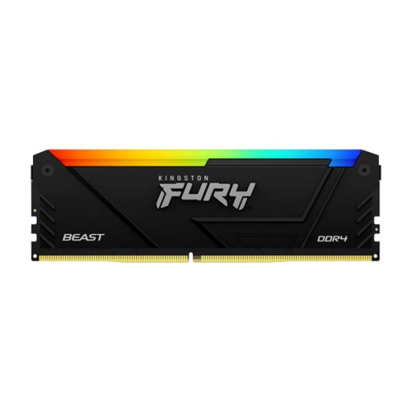 Memoria RAM Kingston FURY Beast RGB 8GB- DDR4- 3600MHz- 1.35V- CL17- DIMM