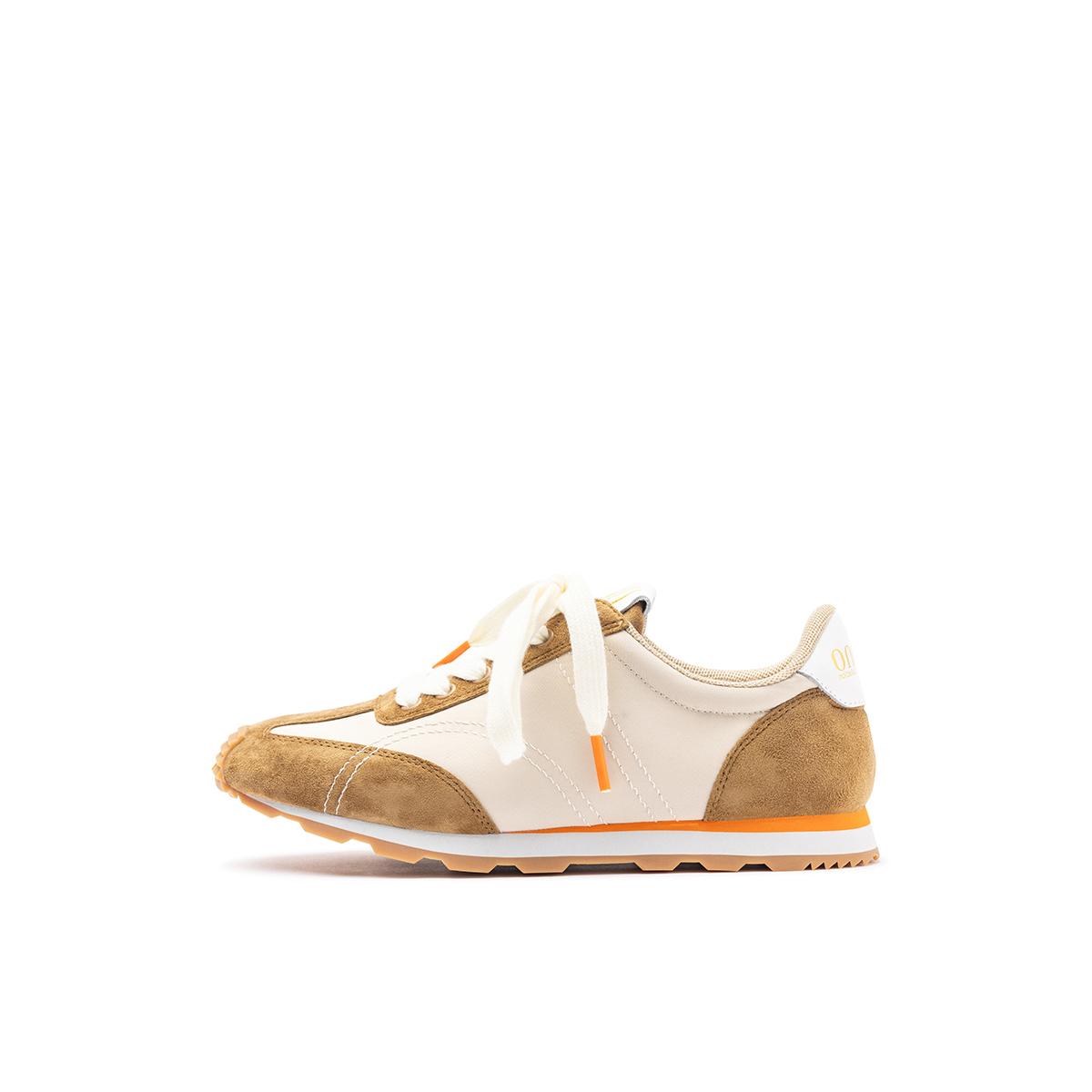 YOKONO Zapato plano KONO-001 BEIGE | Zapatos mujer Otoño-Invierno | Piel vacuna  Ante | 3 CM