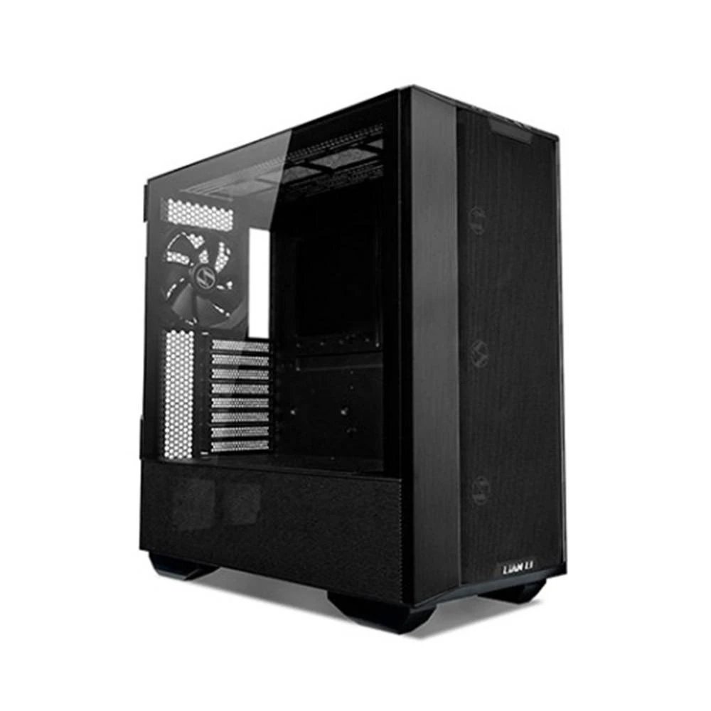 Lian Li - Caja para discos duros PC G99.LAN3X.00 con panel de vidrio templado, soporte para hasta 12 SSD de 2,5" y refrigeración extrema para sistemas AIO o líquida"