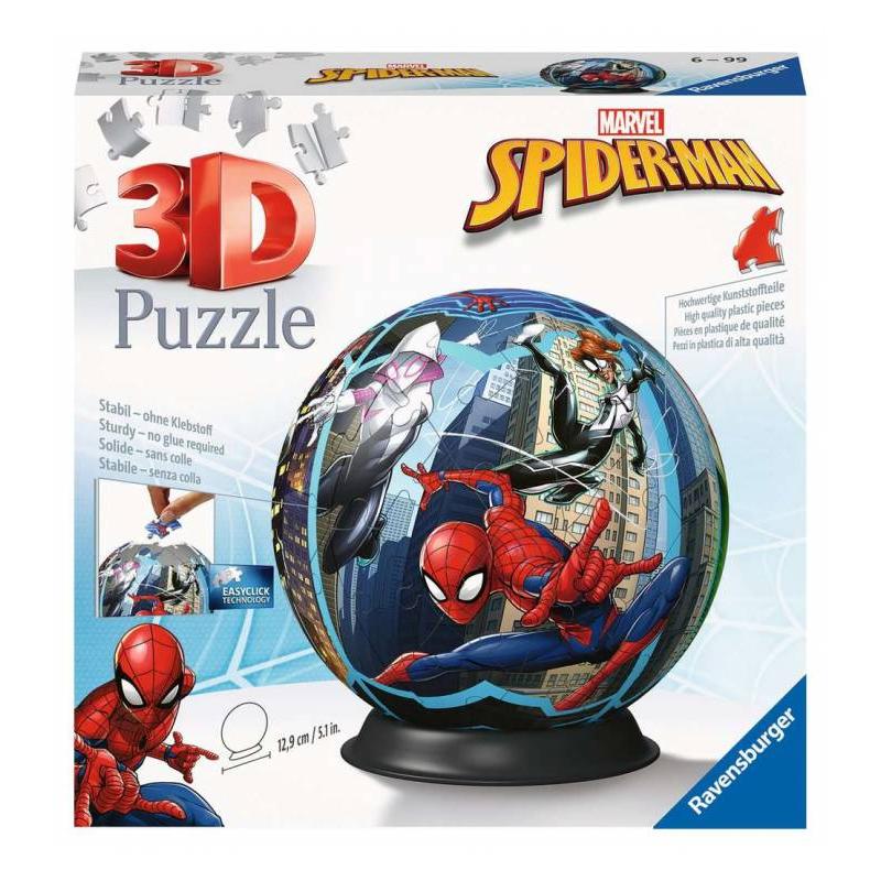 PUZZLE BALL 3D SPIDERMAN 72 PIEZAS DE RAVENSBURGER