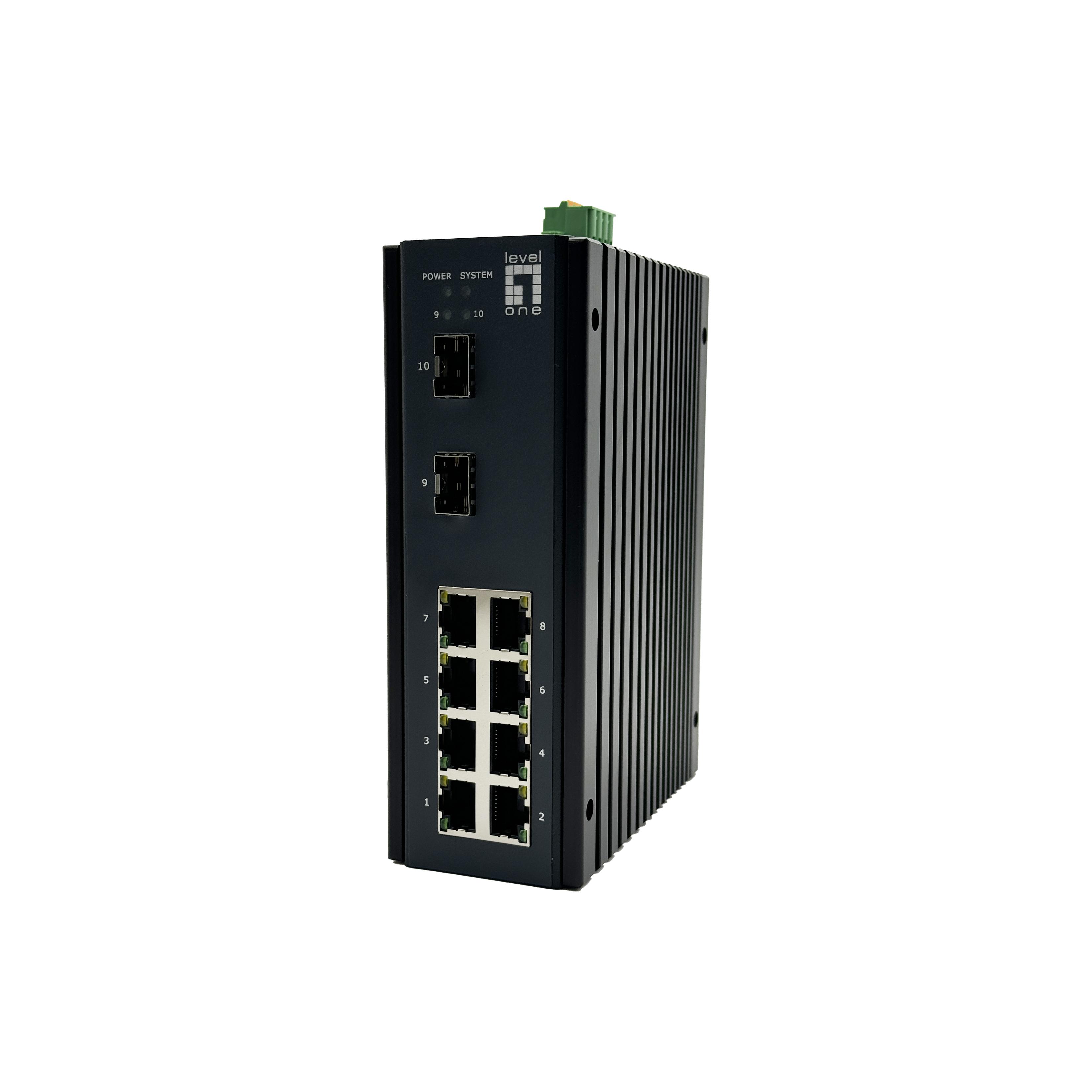 LevelOne IGU-1071 switch Gestionado L2+ Gigabit Ethernet (10/100/1000) Negro