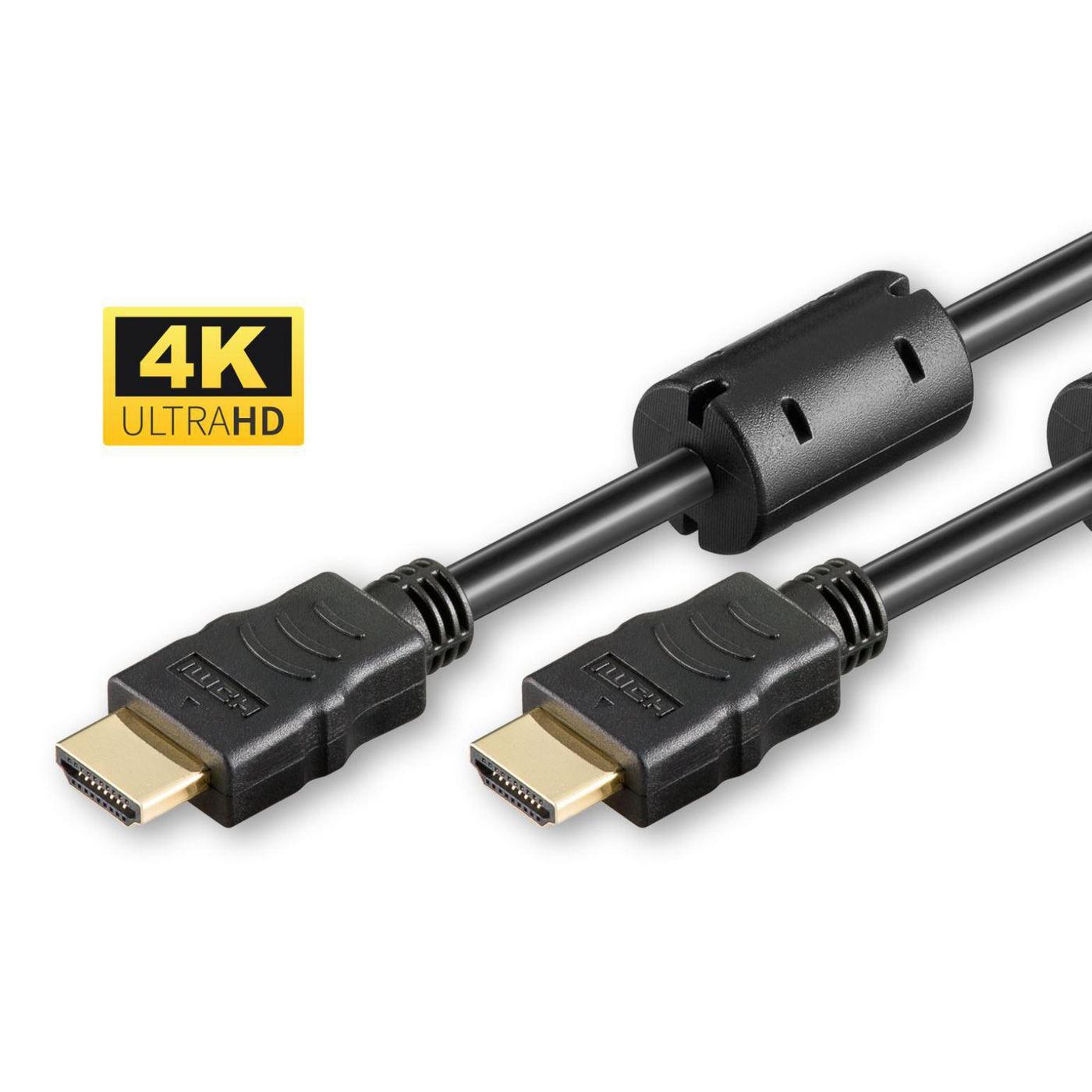 Microconnect Cable HDMI de Alta Velocidad 10m para Televisión