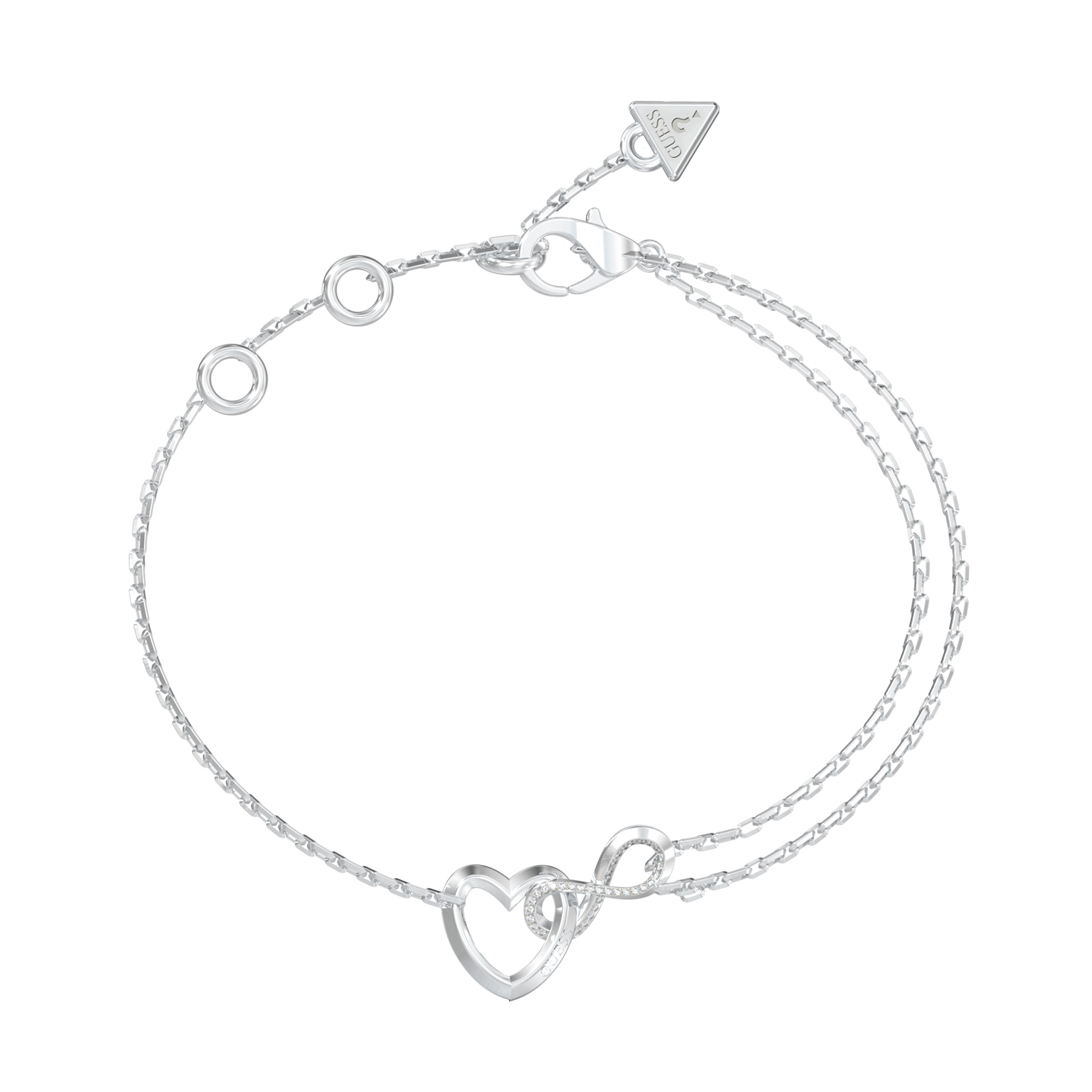 Guess Pulsera de acero JUBB05531JWRHS , para Mujer