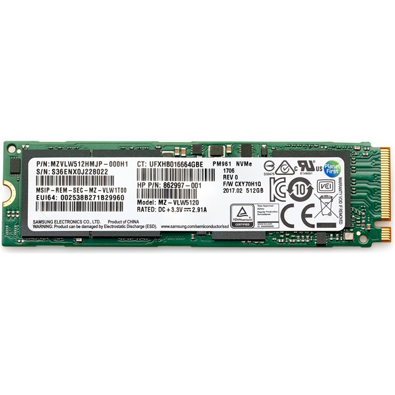 Hp 1Tb Pcie Nvme Tlc Ssd