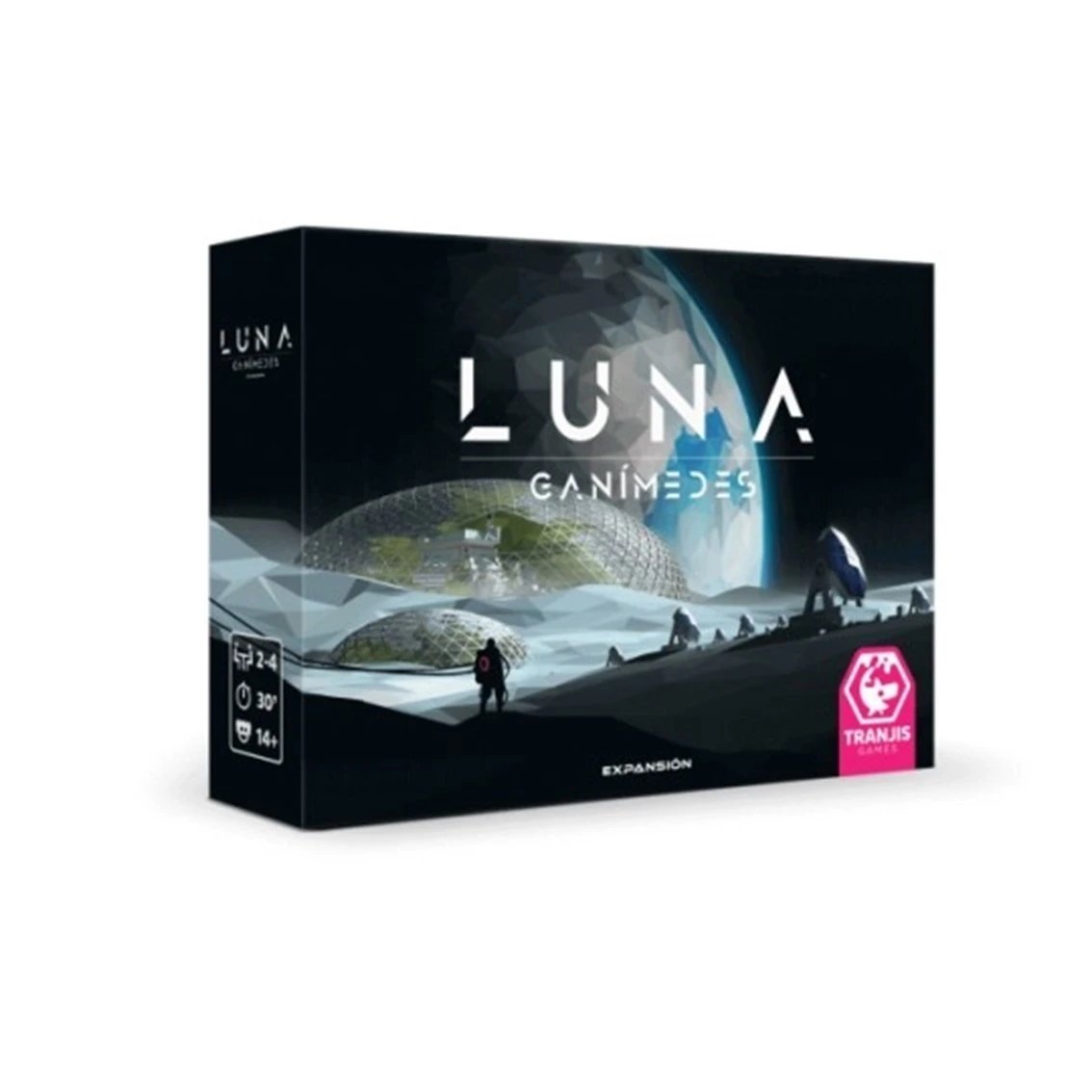 Tranjis Games - Ganimedes Luna: Expansión del Juego de Mesa para Jugadores a Partir de 14 Años con Nuevos Lugares, Personajes y Puntuaciones Alternativas