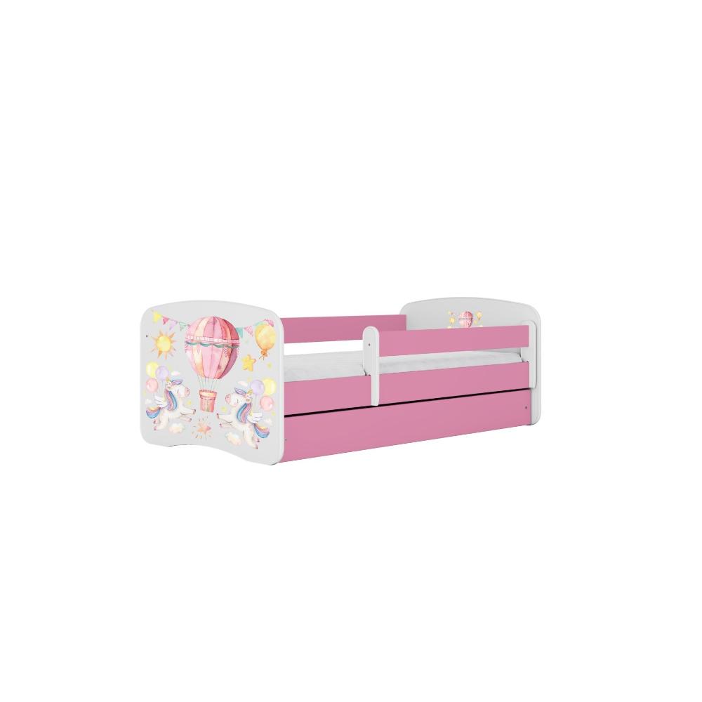 Cama 140 x 70 cm Kocot Kids BabyDreams Balloon Pink