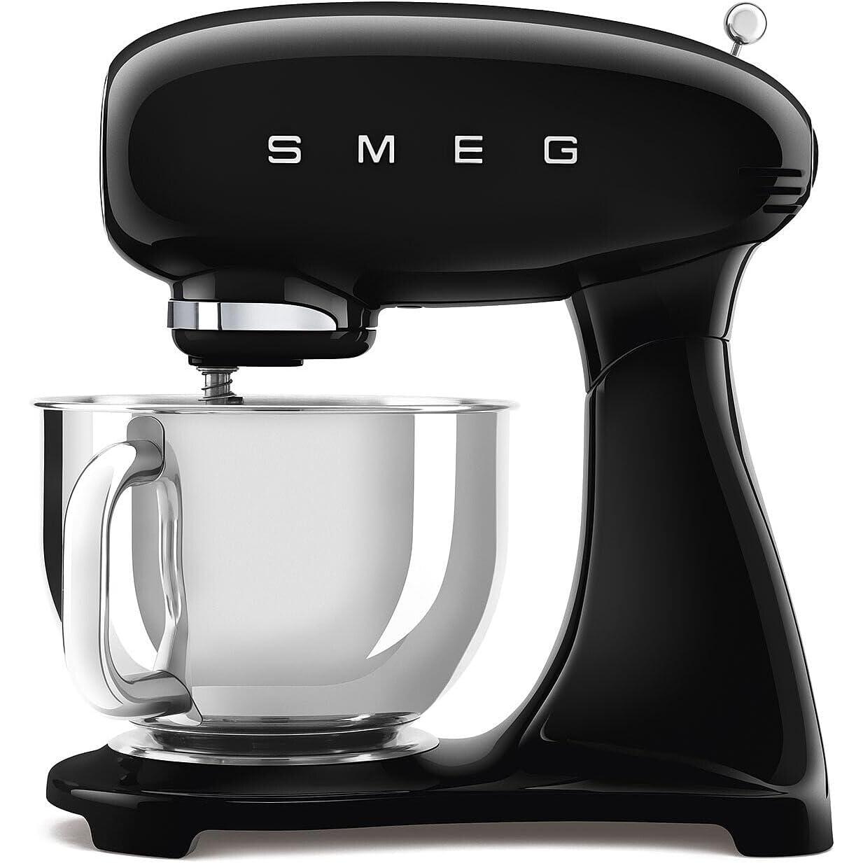 SMEG SMF05AZUL - Robot pastelero 4,8 l 1000 W, Color Negro/Crema/Azul/Verde/Rosa/Rojo/Blanco
