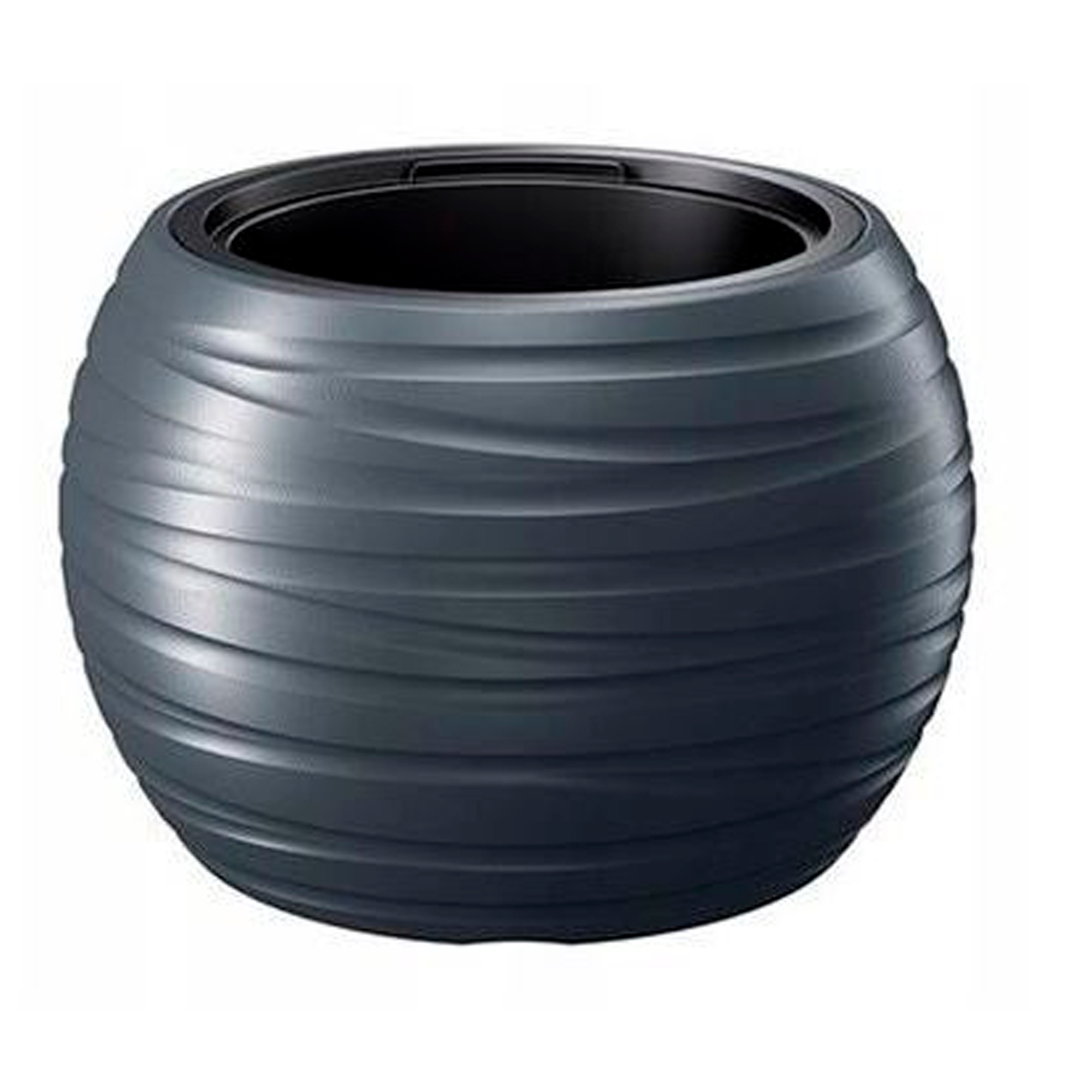 Maceta Redonda con Depósito 25L Maze Prosperplast - Diseño Moderno y Resistente a las Heladas