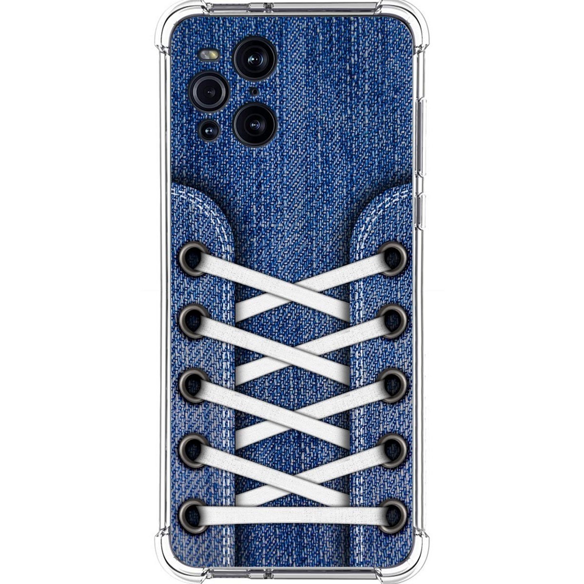 Tumundosmartphone Funda Silicona Antigolpes para Oppo Find X3 Pro 5G diseño Zapatillas 01 Dibujos