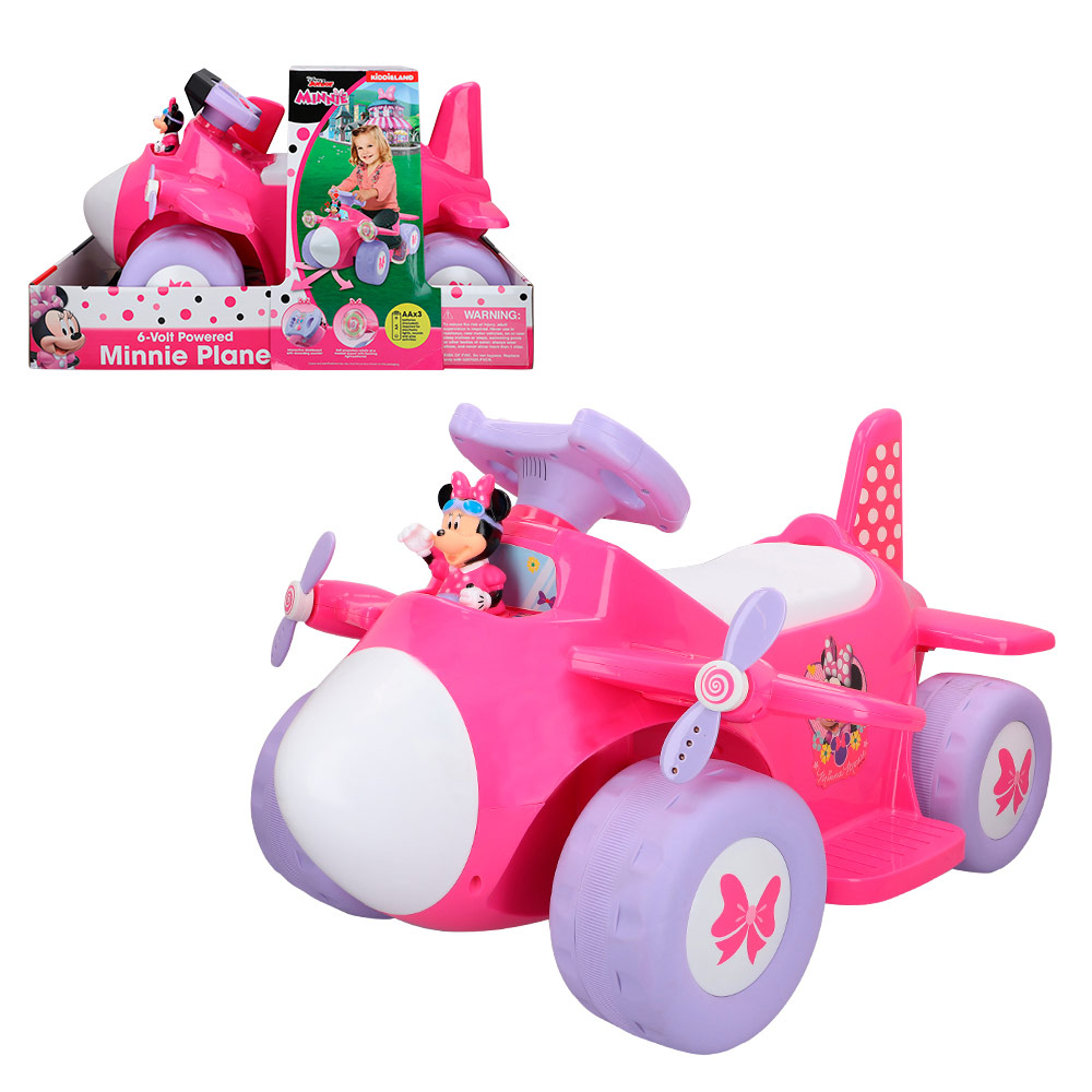 Minnie Correpasillos avión batería 6V