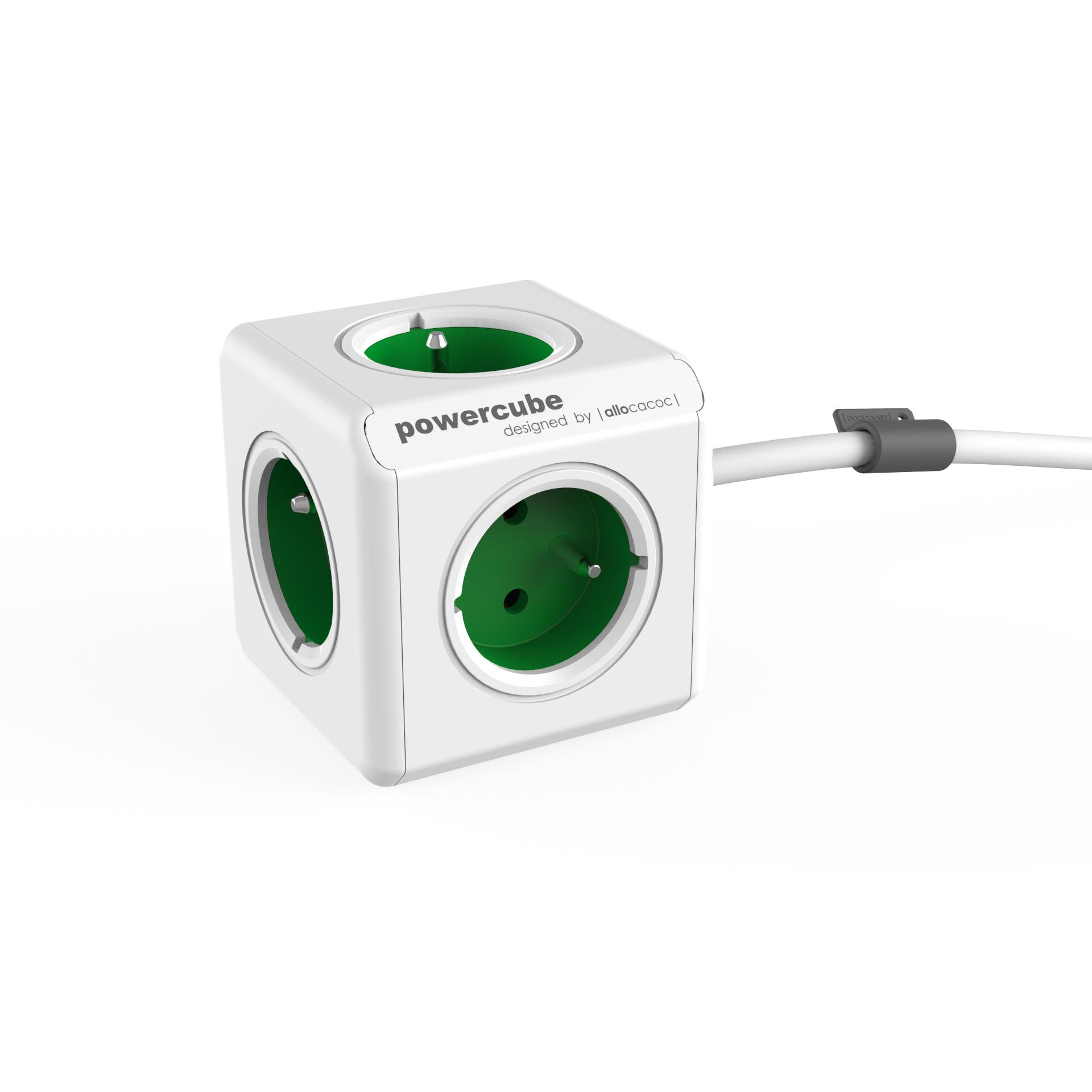 REGLETA POWERCUBE 5 TOMAS Y ALARGO DE 1.5M