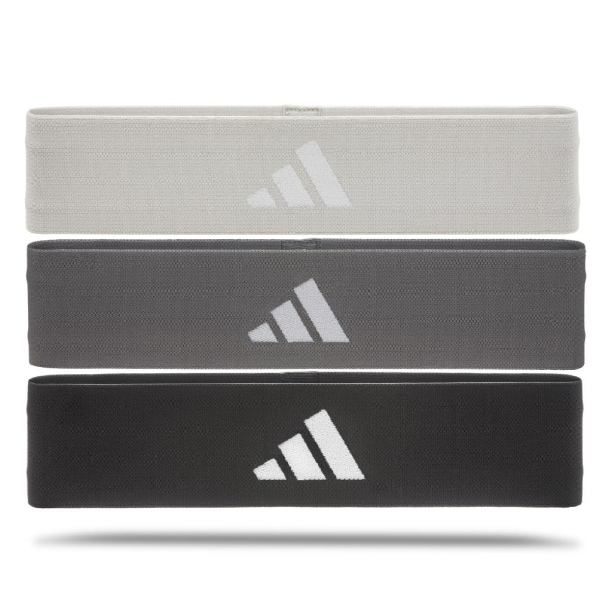 ADIDAS JUEGO BANDAS DE RESISTENCIA (GRIS, PIEDRA, NEGRO)