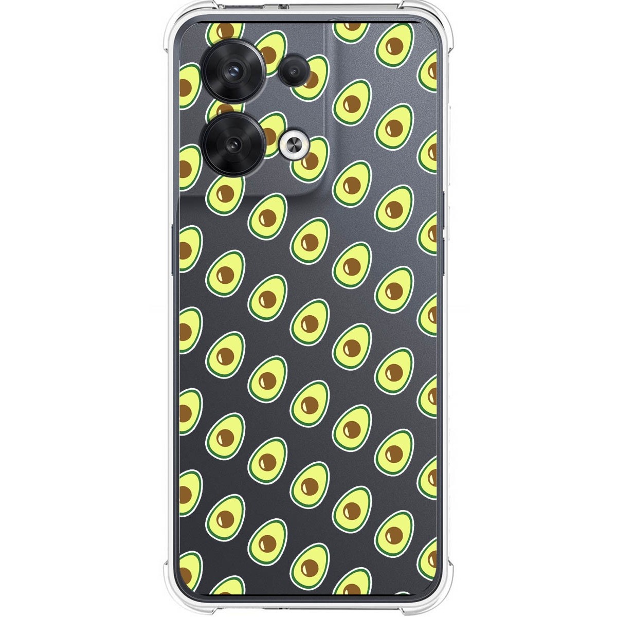 Funda Silicona Antigolpes para Oppo Reno 8 5G diseño Aguacate Dibujos