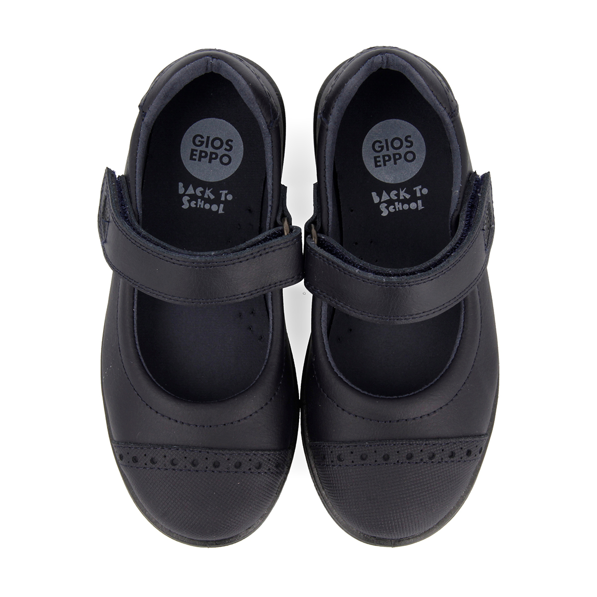 Zapatos Colegiales de Piel en Azul Marino - Gioseppo