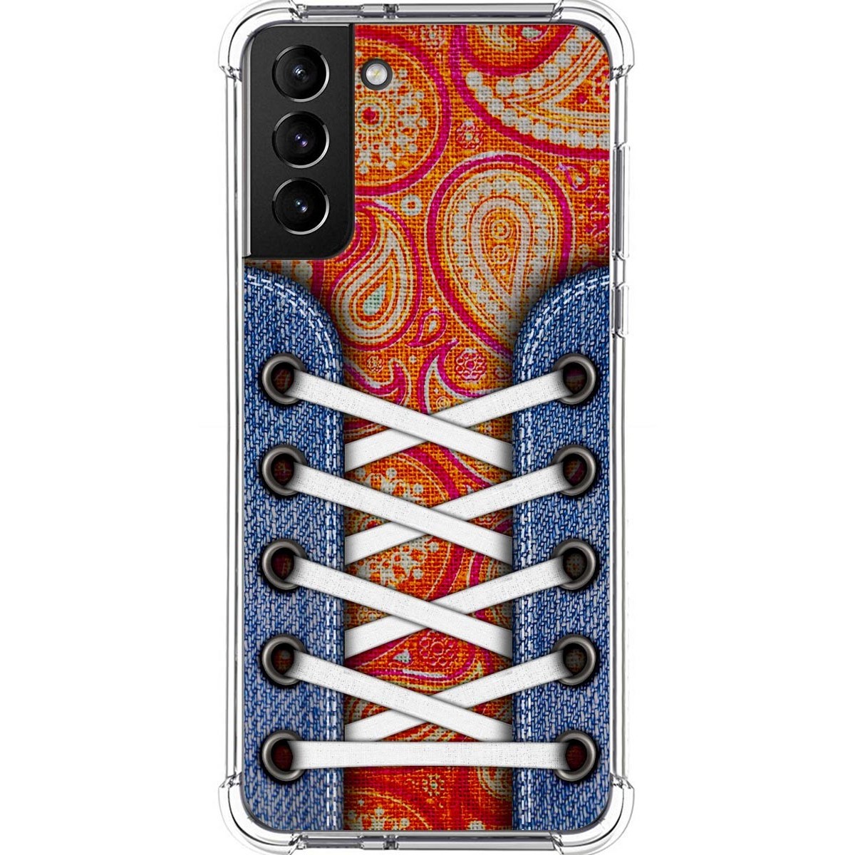 Tumundosmartphone Funda Silicona Antigolpes para Samsung Galaxy S21+ Plus 5G diseño Zapatillas 10 Dibujos