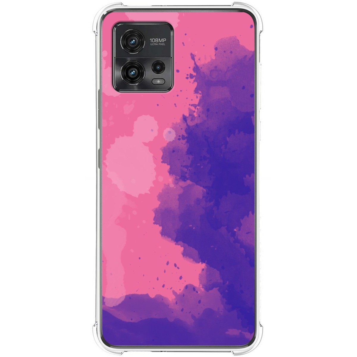 Funda Silicona Antigolpes para Motorola Moto G72 4G diseño Acuarela 07 Dibujos