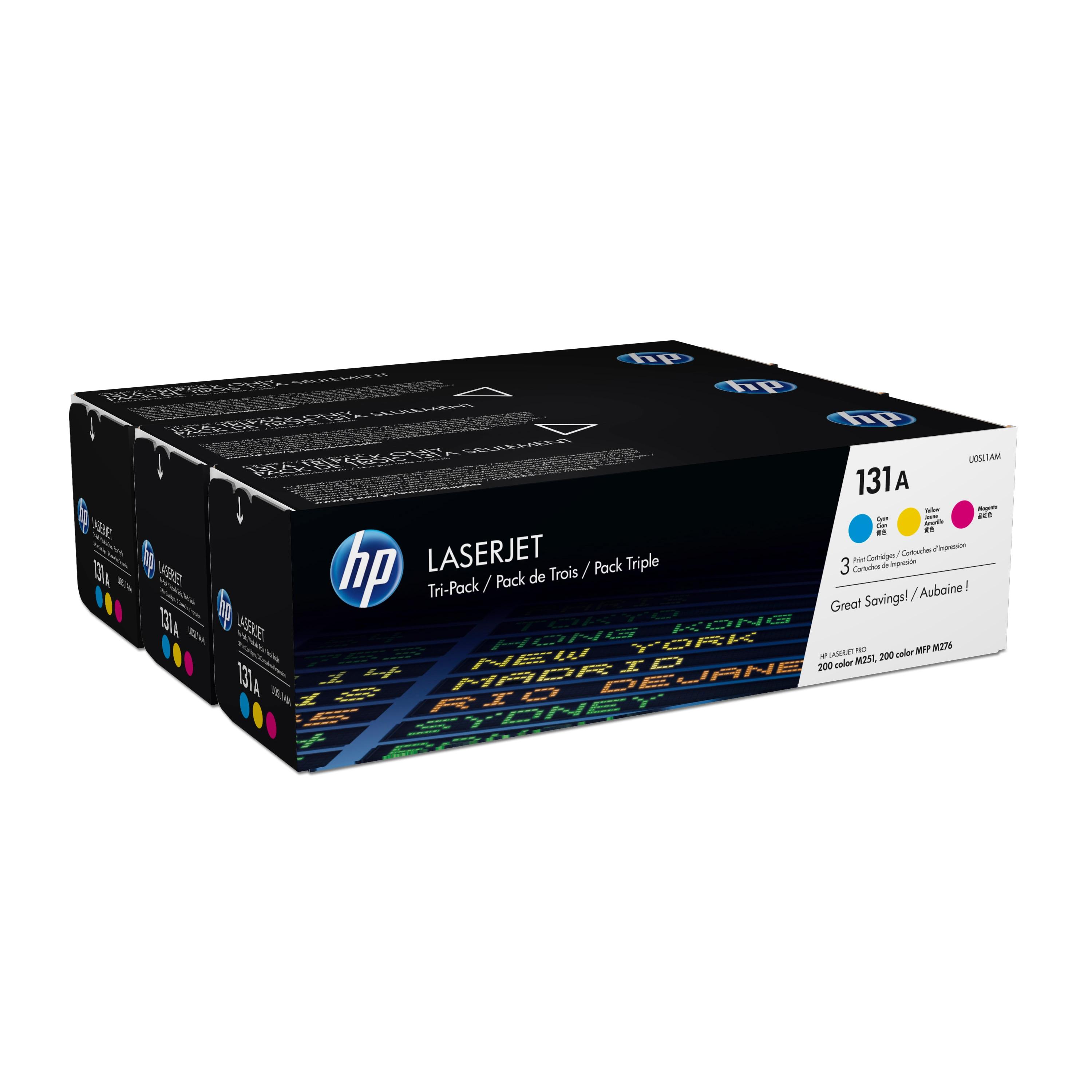 HP n�131A Pack 3 Toner Cian/Magenta/Amarillo