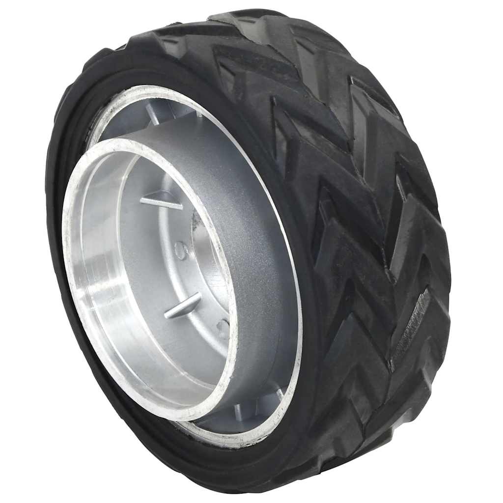 vidaXL Rueda para rueda de remolque jockey aluminio y goma Ø19,5x10 cm