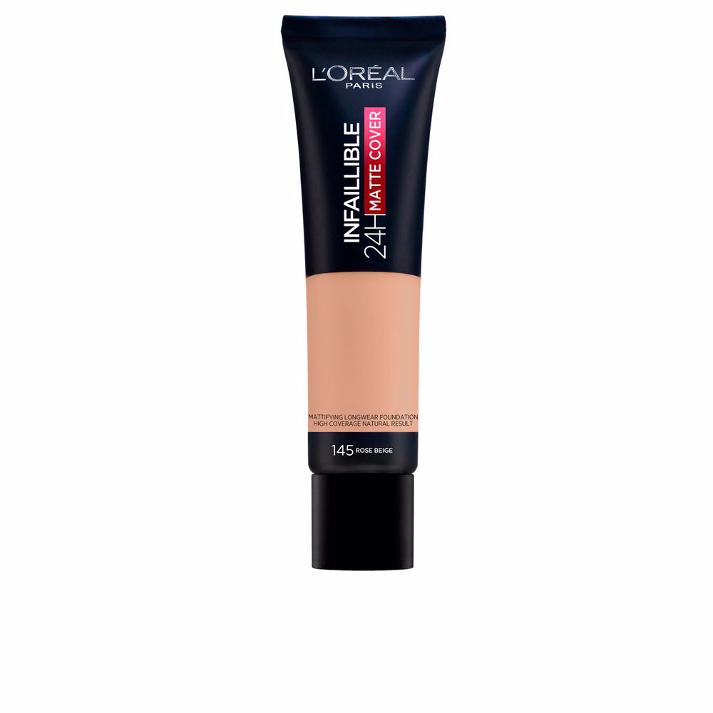 L'oréal Paris 145-Rose Beige Maquillaje Infaillible 32H Matte Cover Foundation 30 Ml