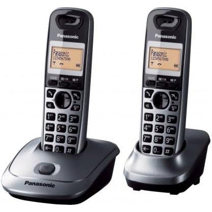 Panasonic KX-TG2512 Teléfono DECT Identificador de llamadas Gris