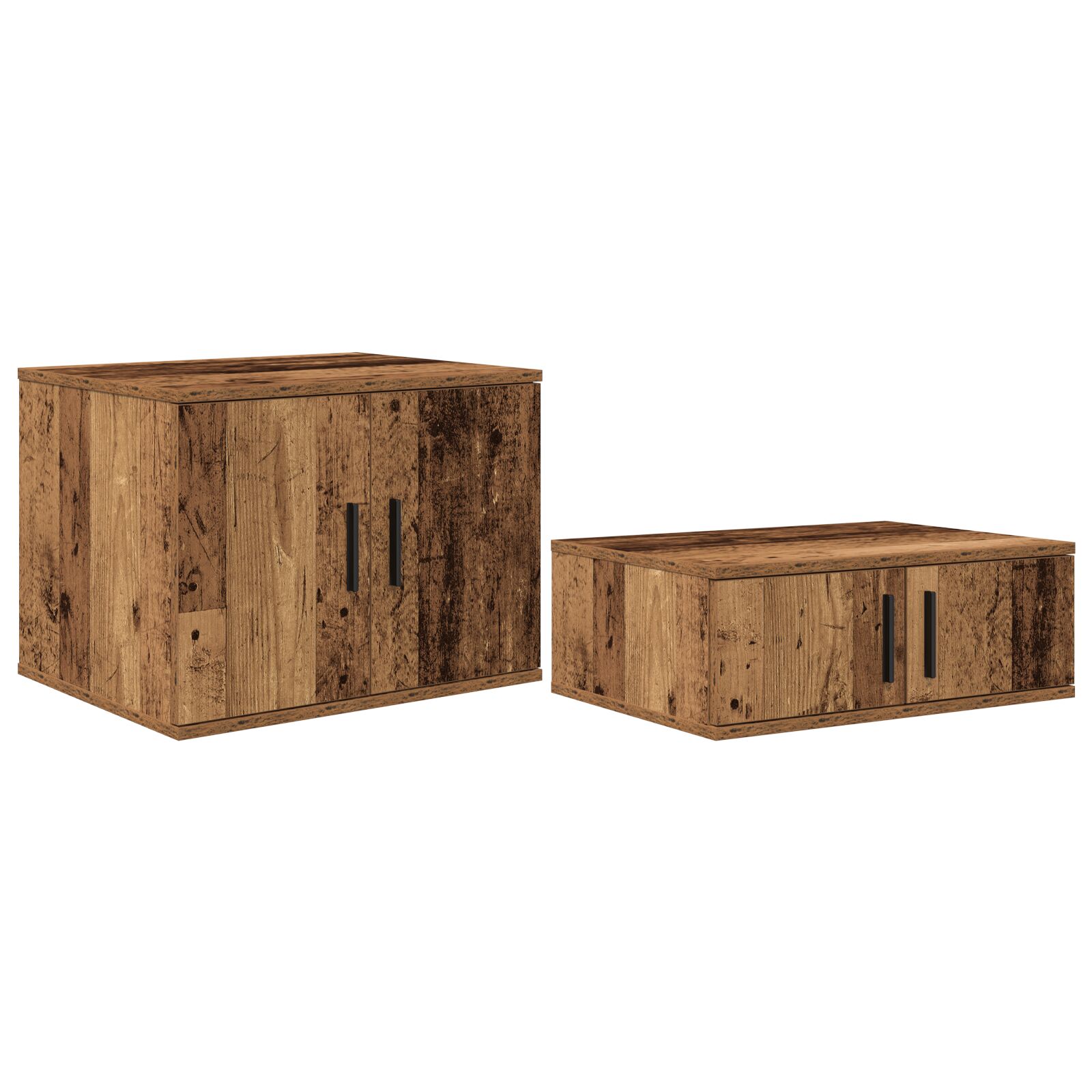 Armario de almacenamiento vidaXL de madera antigua 118x41x40 cm de aglomerado