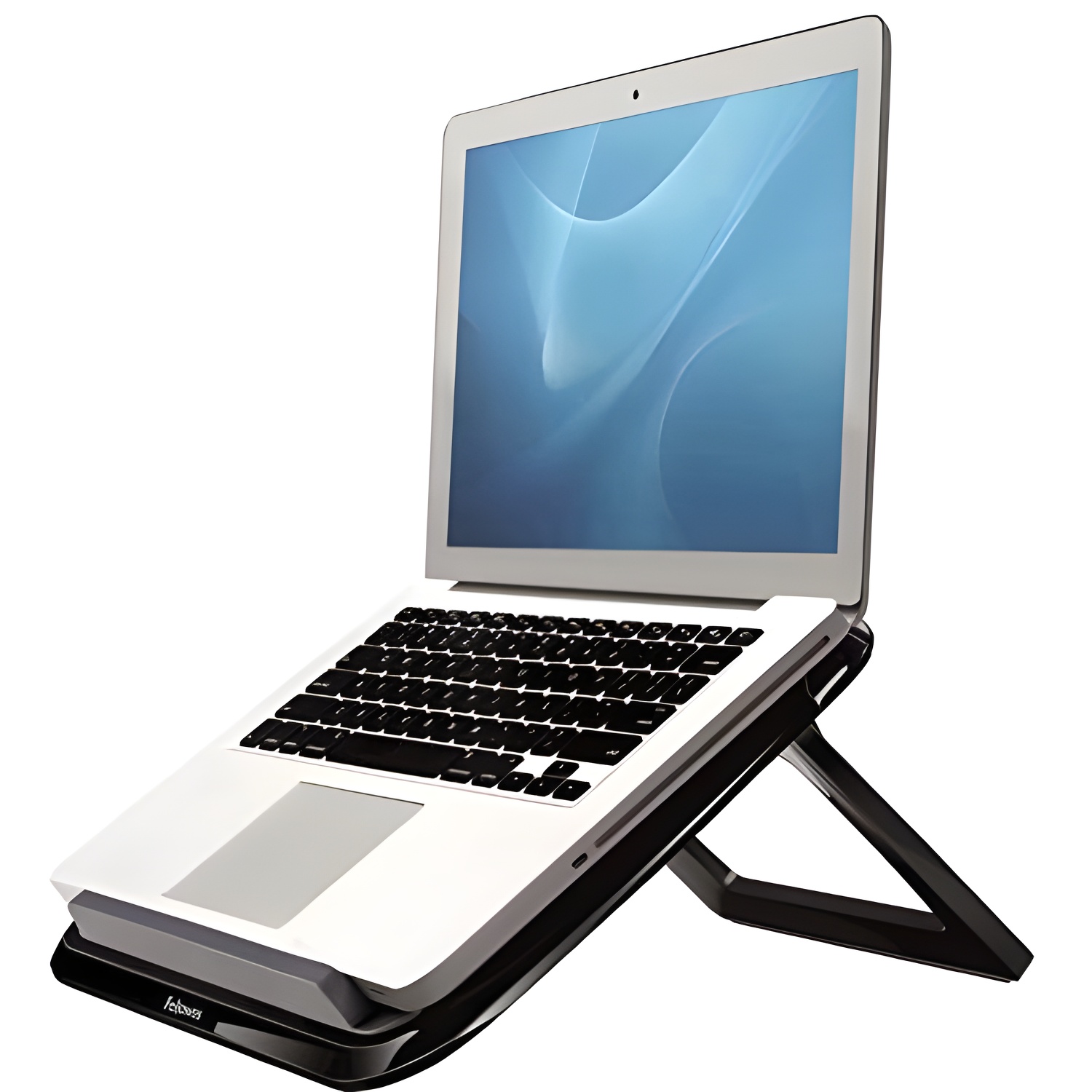 Fellowes I-Spire Series - Soporte Elevador Ajustable para portátil, Ajustable a 7 ángulos, Color Negro