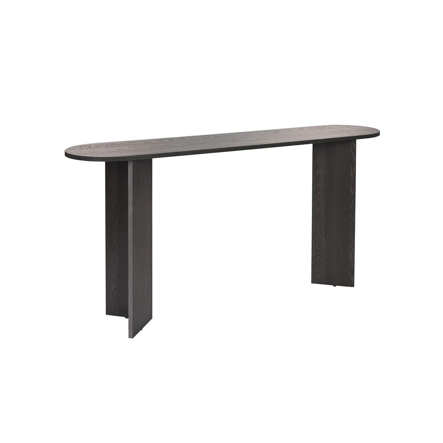 Consola recibidor elsie negro para recibidor o salón mueble auxiliar moderno  - Homekit
