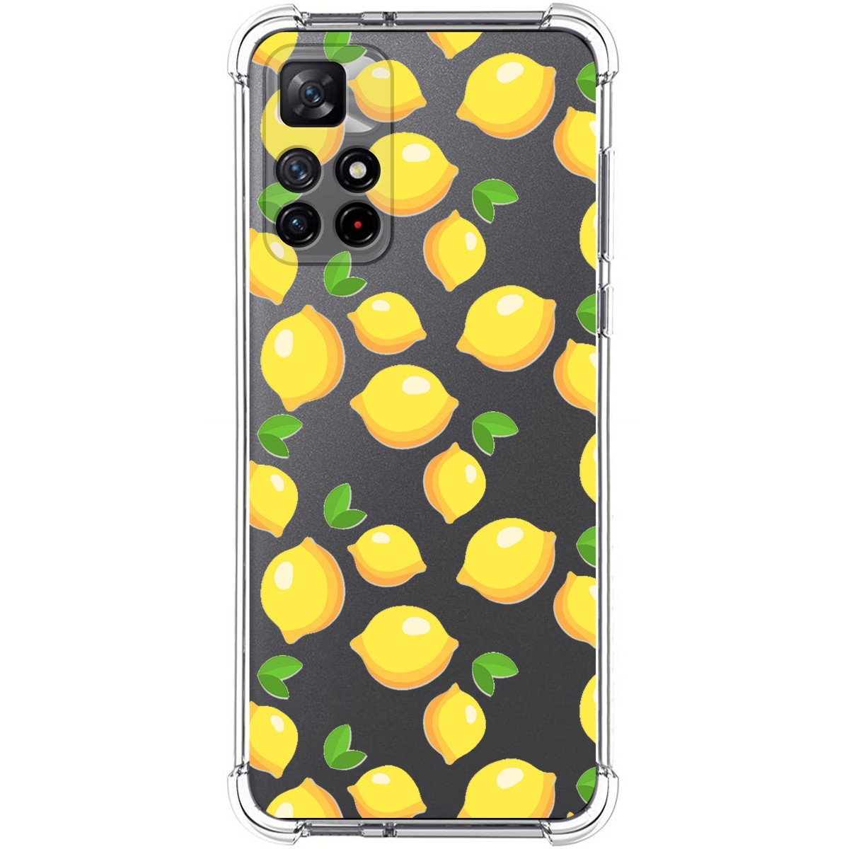 Funda Silicona Antigolpes para Xiaomi Redmi Note 11s 5G diseño Limones Dibujos
