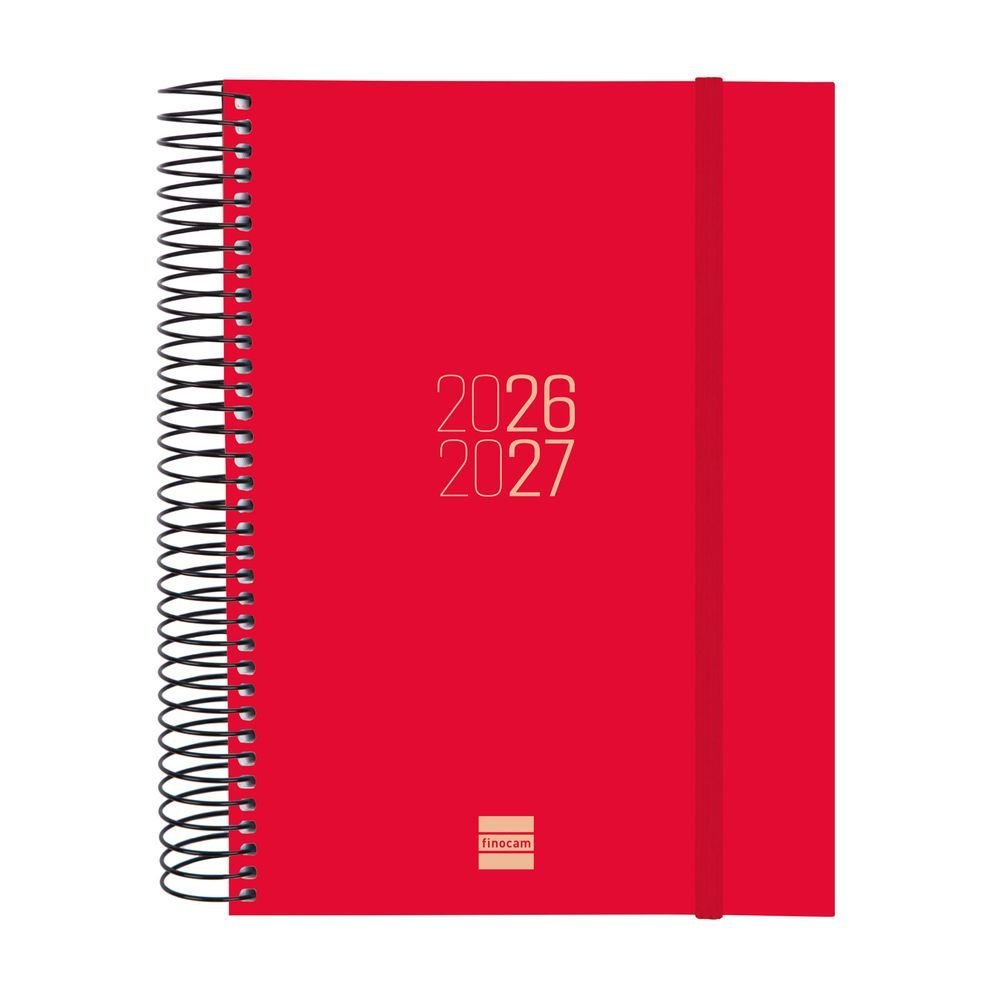 FINOCAM AGENDA ESCOLAR ESPIRAL E10 DP 26-27 ROJO AGENDA ESPIRAL CURSO