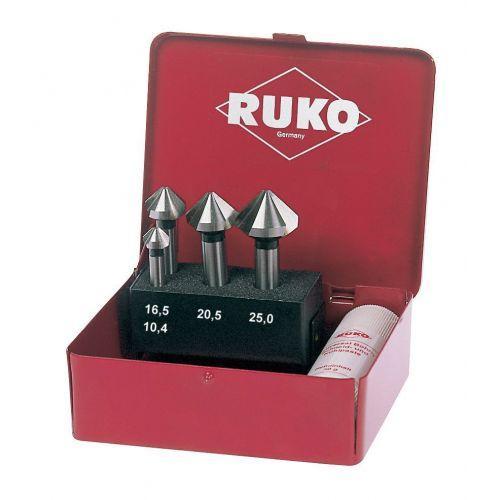 Juego de 4 avellanadores cónicos din 335 forma c hss-tin 90°
