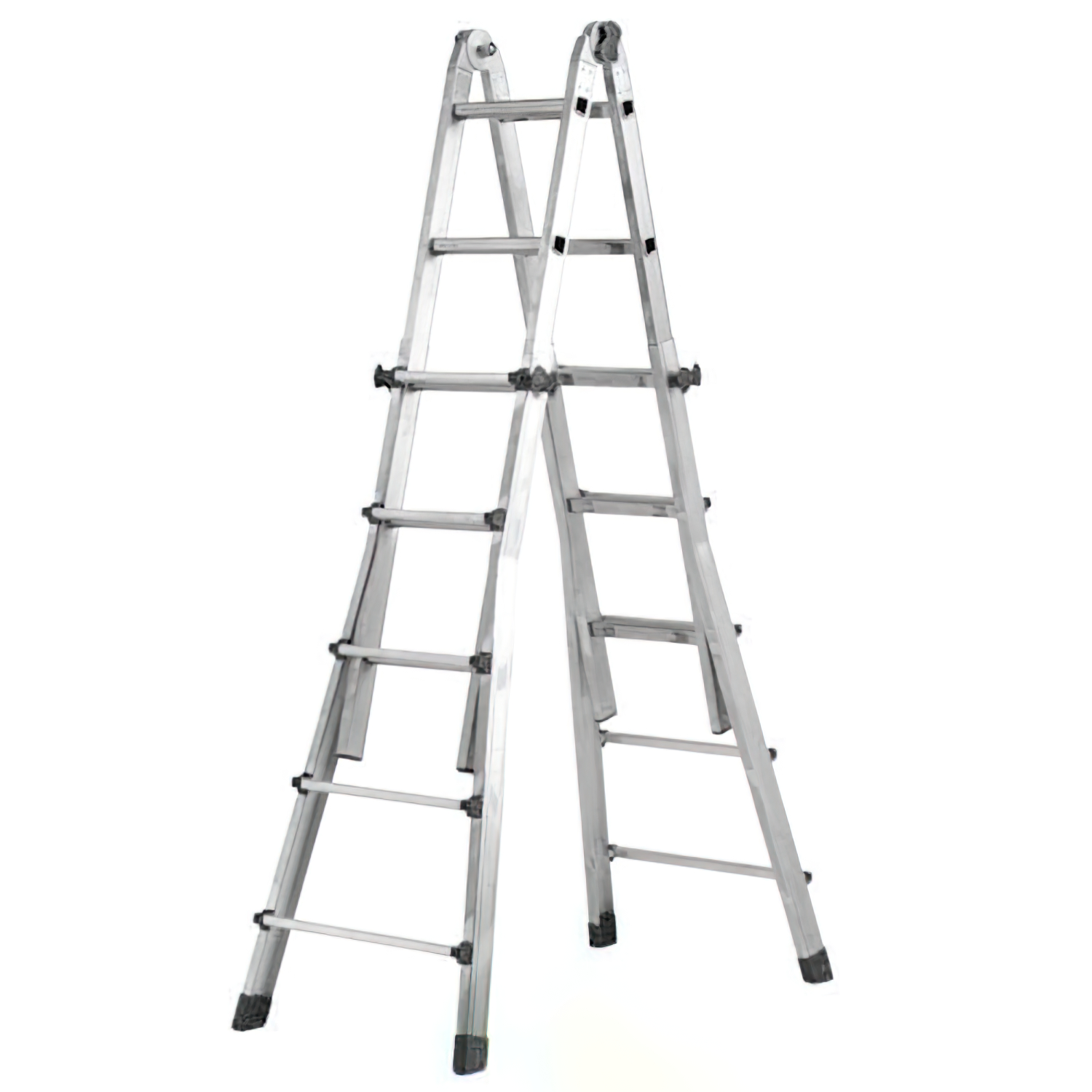 SANCO STORE - WOLFPACK LINEA PROFESIONAL Escalera Telescópica Aluminio  5+5 Peldaños