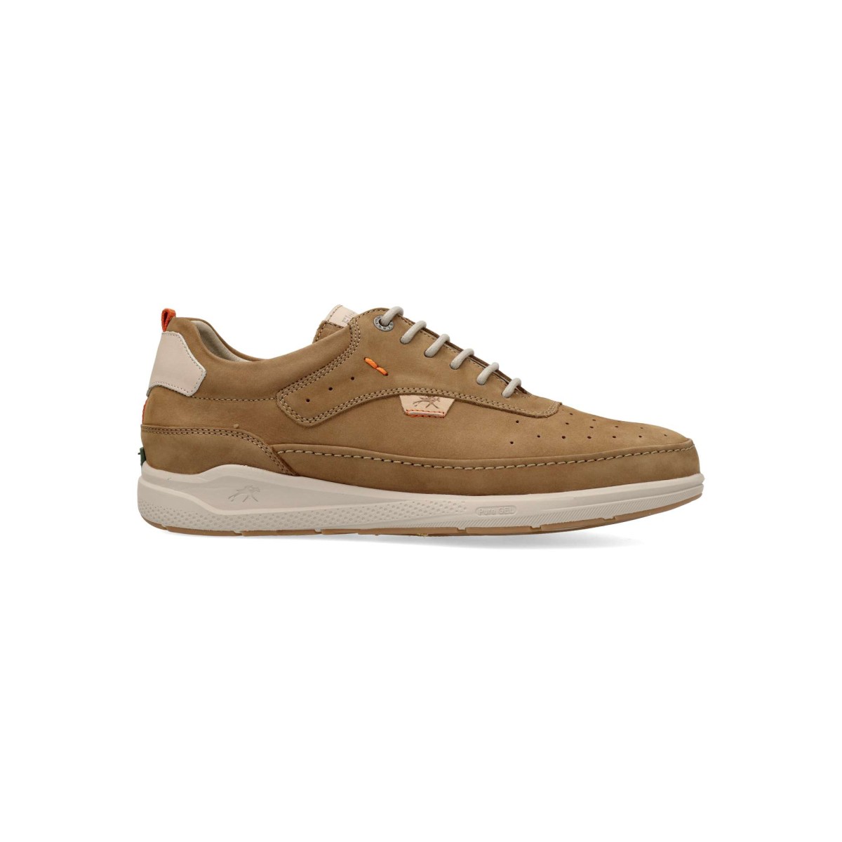 Fluchos - Zapato casual Kadir para hombre de piel nobuck, ligero y elegante con estilo contemporáneo y gran comodidad