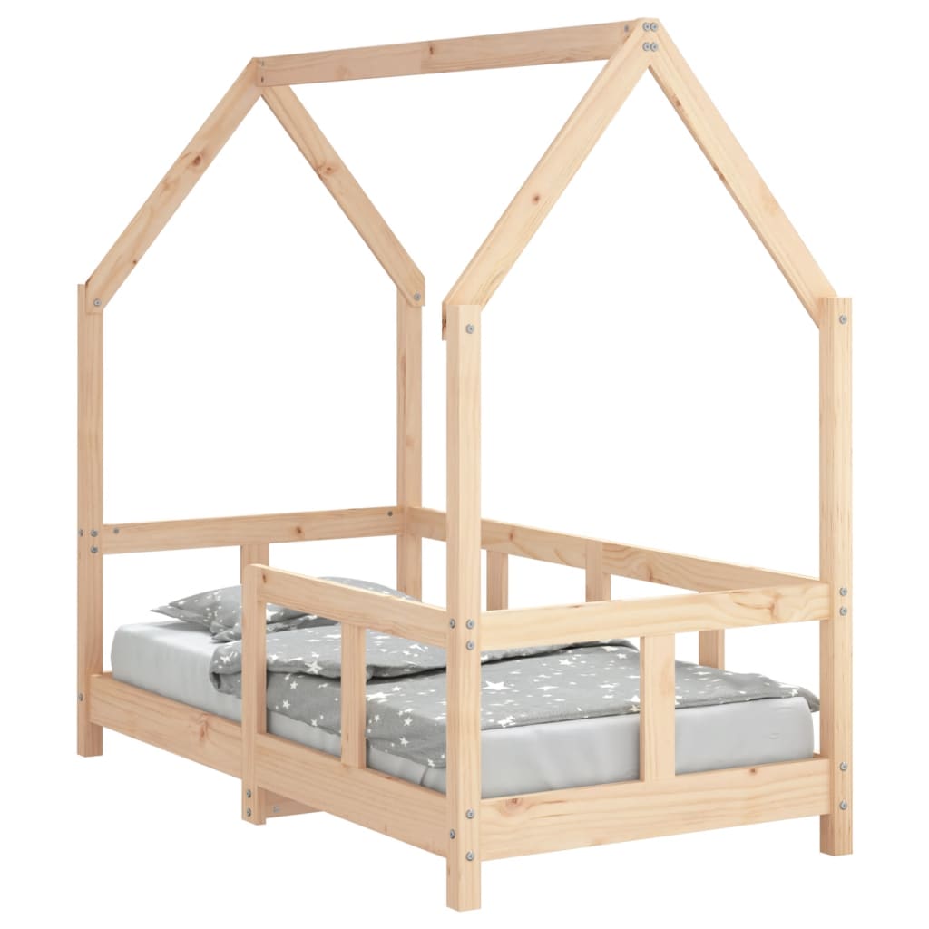 vidaXL Estructura de cama para niños madera de pino 70x140 cm
