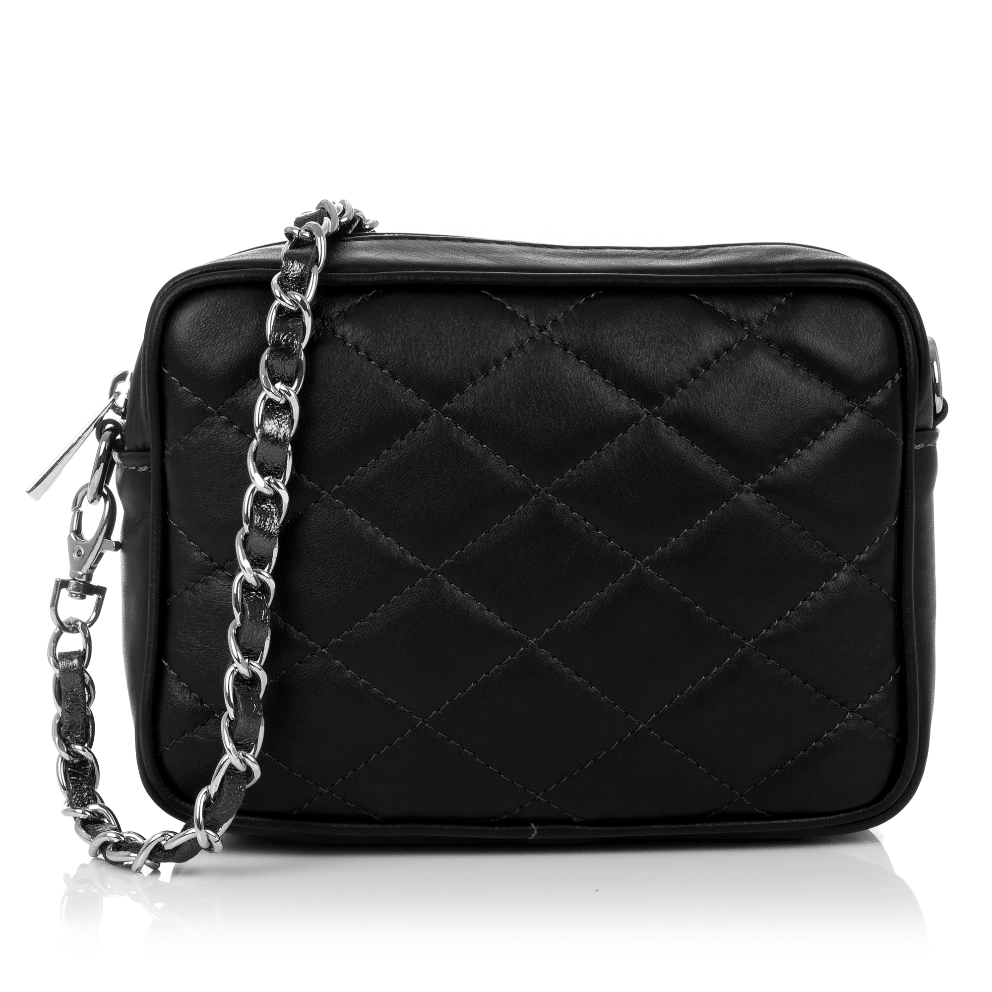 Firenze Artegiani. Cleopatra Bolso bandolera Mujer. Piel auténtica Sauvage Acolchado. Made in Italy. Vera Pelle Italiana.