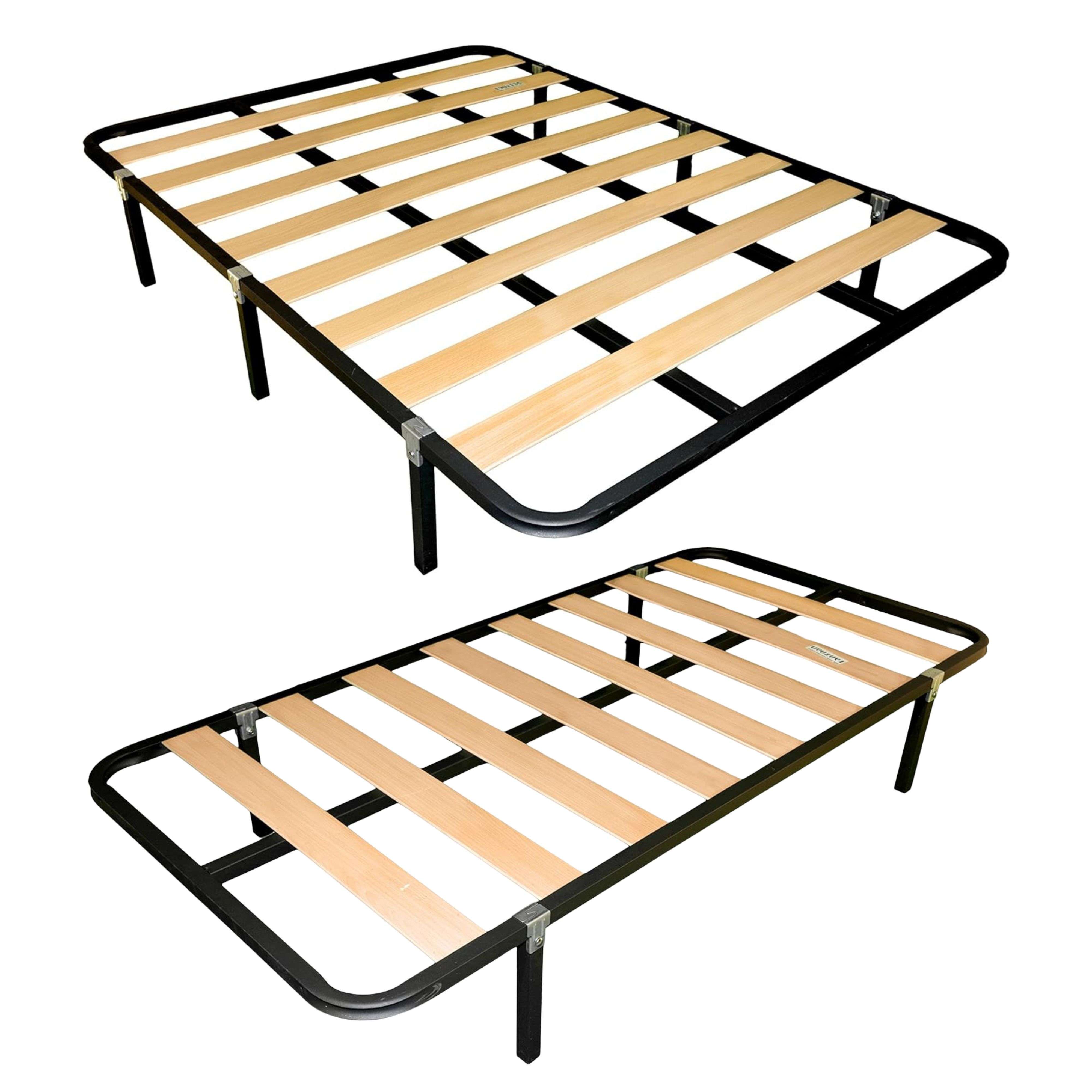 Miroytengo Juego Somier de Láminas 30x30 mm Conjunto 135x190 y 90x190 cm (con Patas)