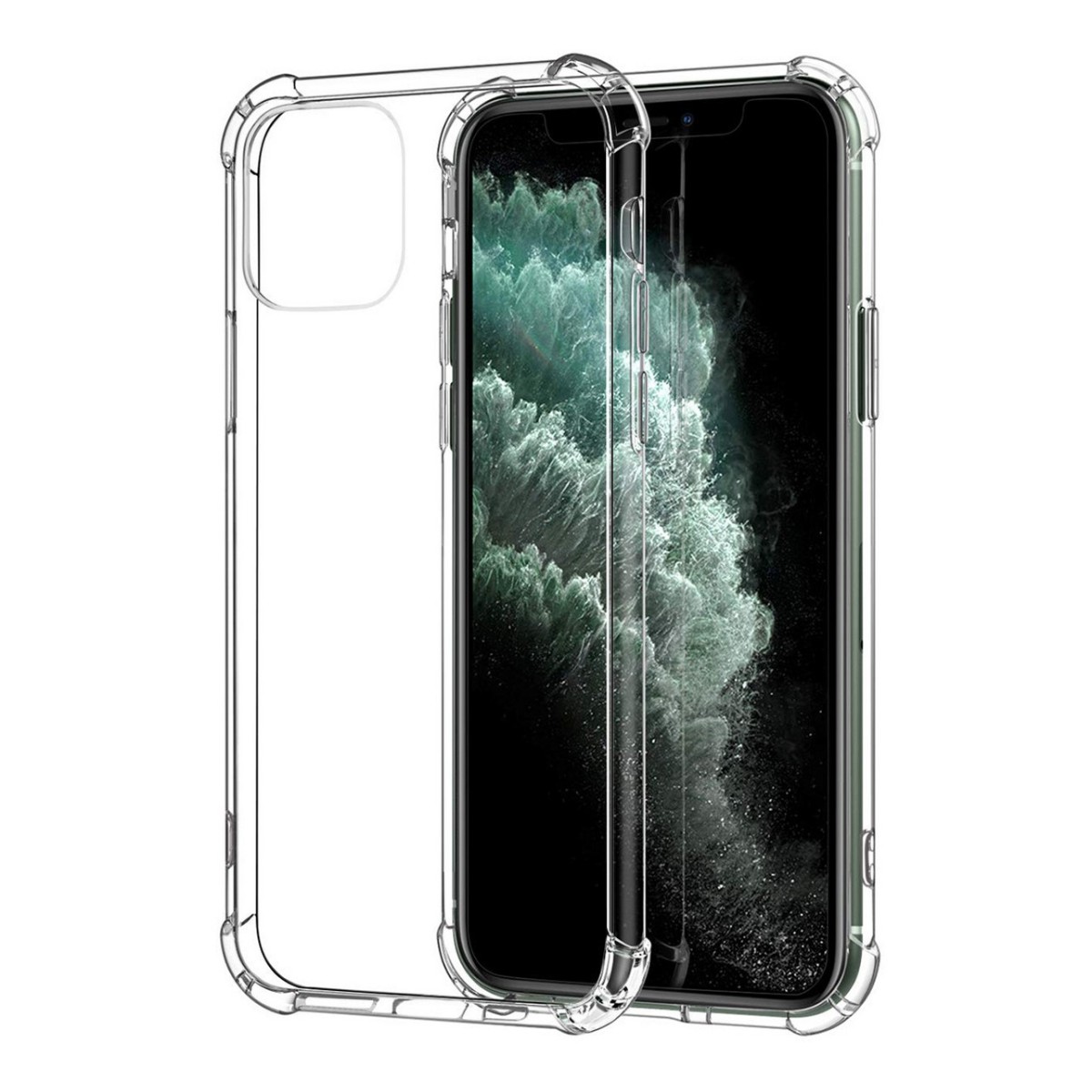 Tumundosmartphone Funda Gel Tpu Anti-Shock Transparente para Iphone 11 Pro Max (6.5)