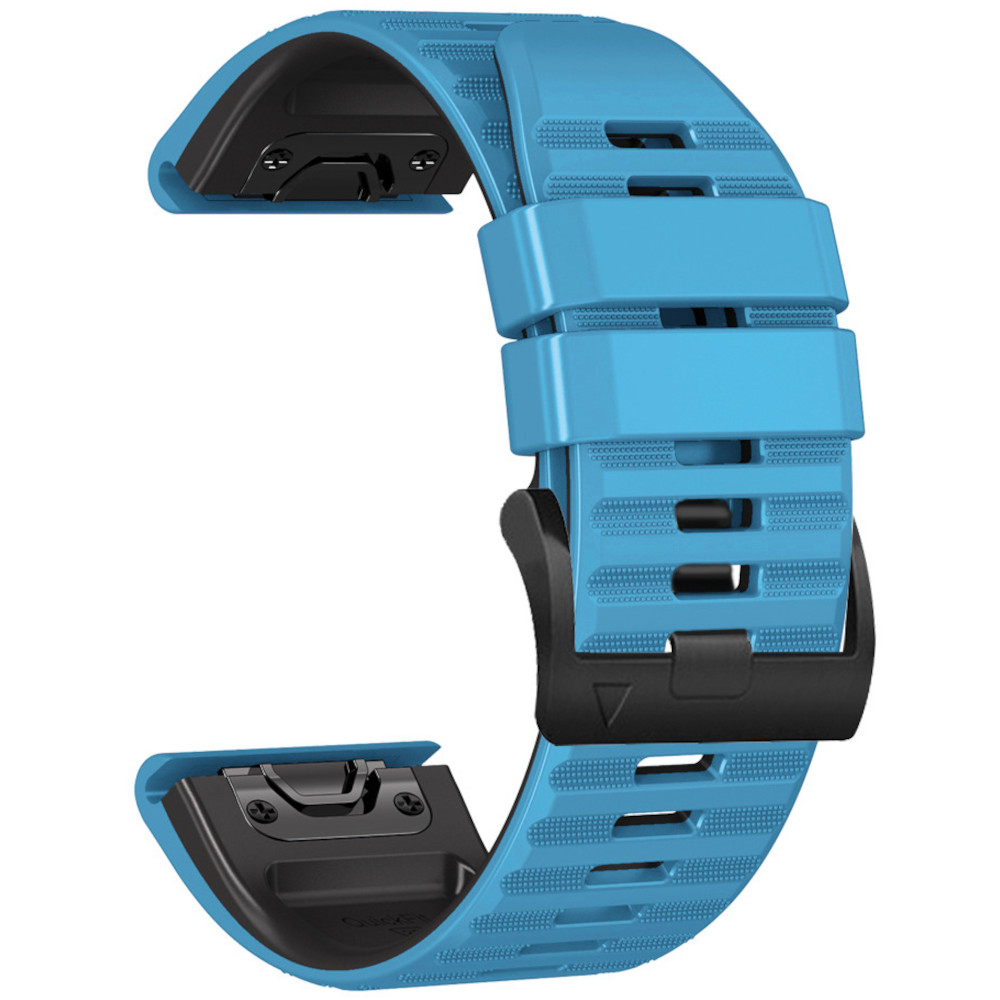 Correa de Silicona para Garmin Fenix 8 - 51mm / Fenix 7X Pro / Fenix 6X Pro / Enduro 3 / Epix 2 Pro 51mm, Banda Deporte Conectores Quickfit 26mm