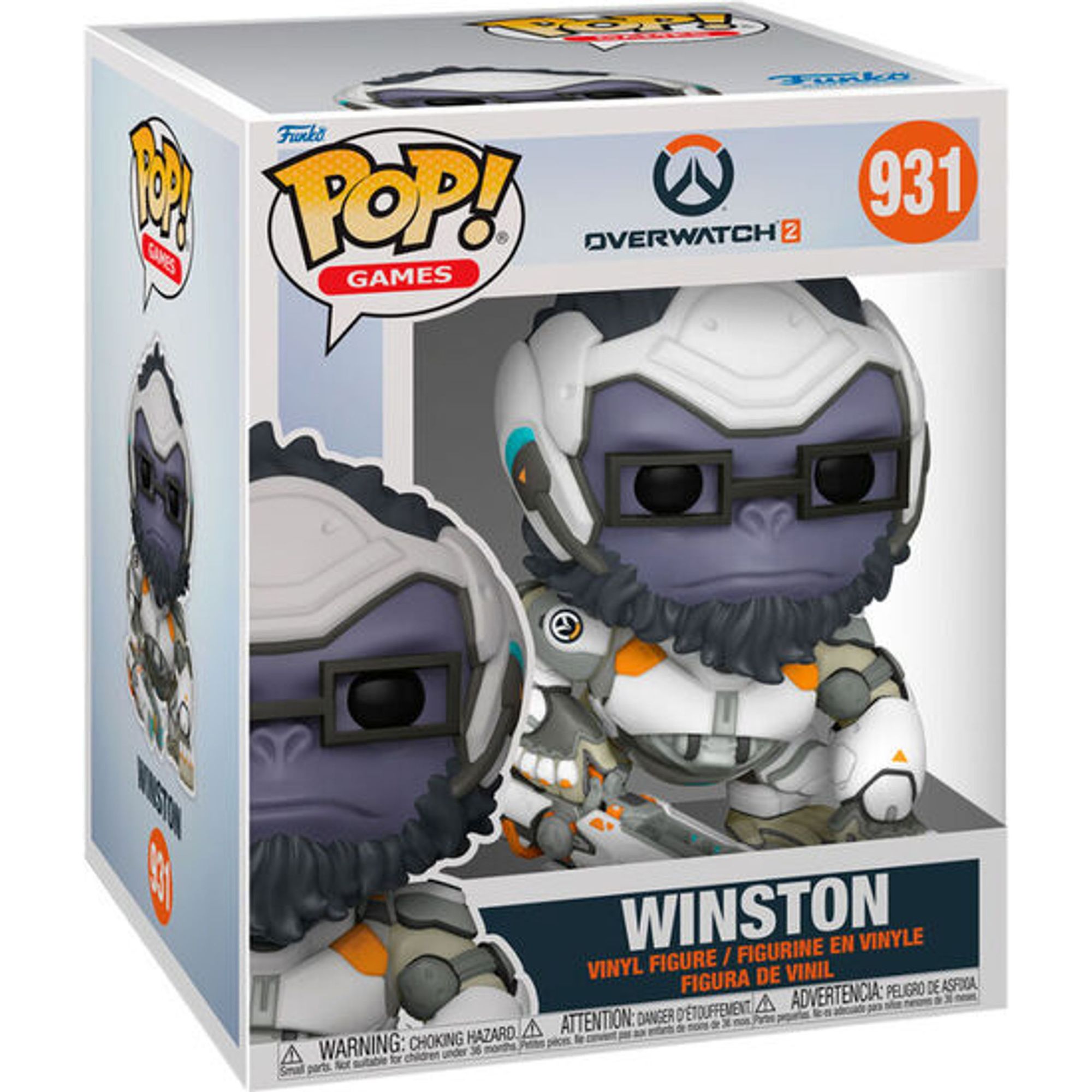Funko - Figura Pop Super Overwatch 2 Winston 15Cm - Funko Pop Coleccionable De Edición Limitada - Funko Pop Diseño Detallado Y Realista - Funko Pop Ideal Para Regalo - Funko Pop Gran Variedad De Personajes