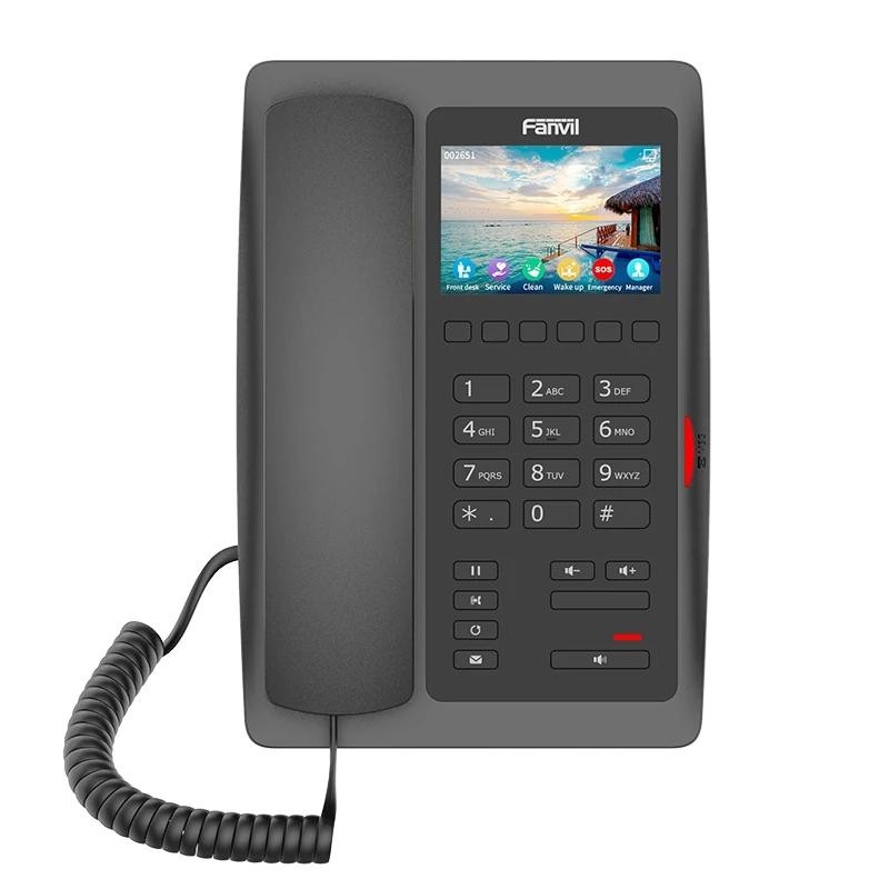 Fanvil H5 Hotel Teléfono IP, con PoE, WiFi 2.4G Ne