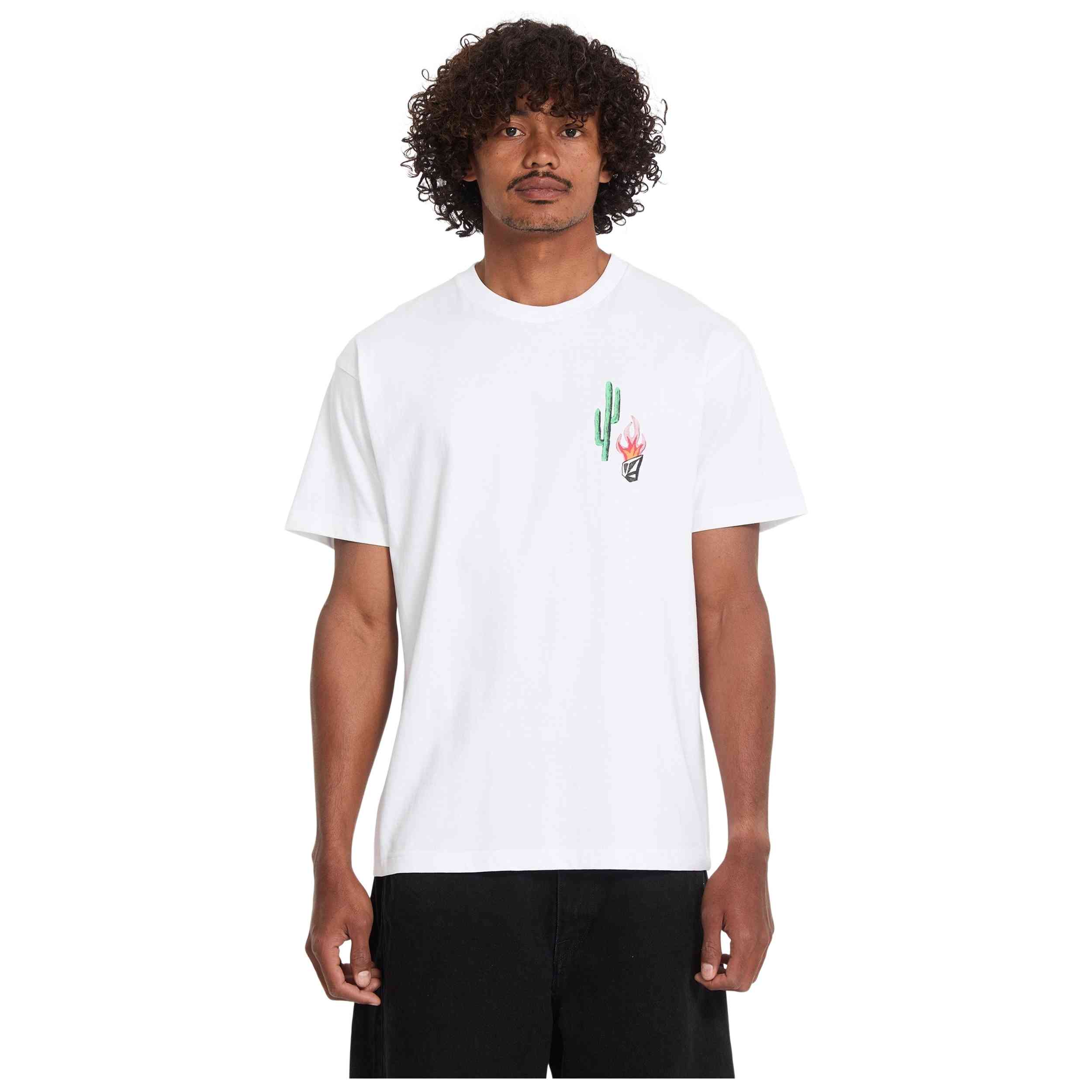 Camiseta Volcom modelo Fa Mickey Mason 2 Sst en color Blanco