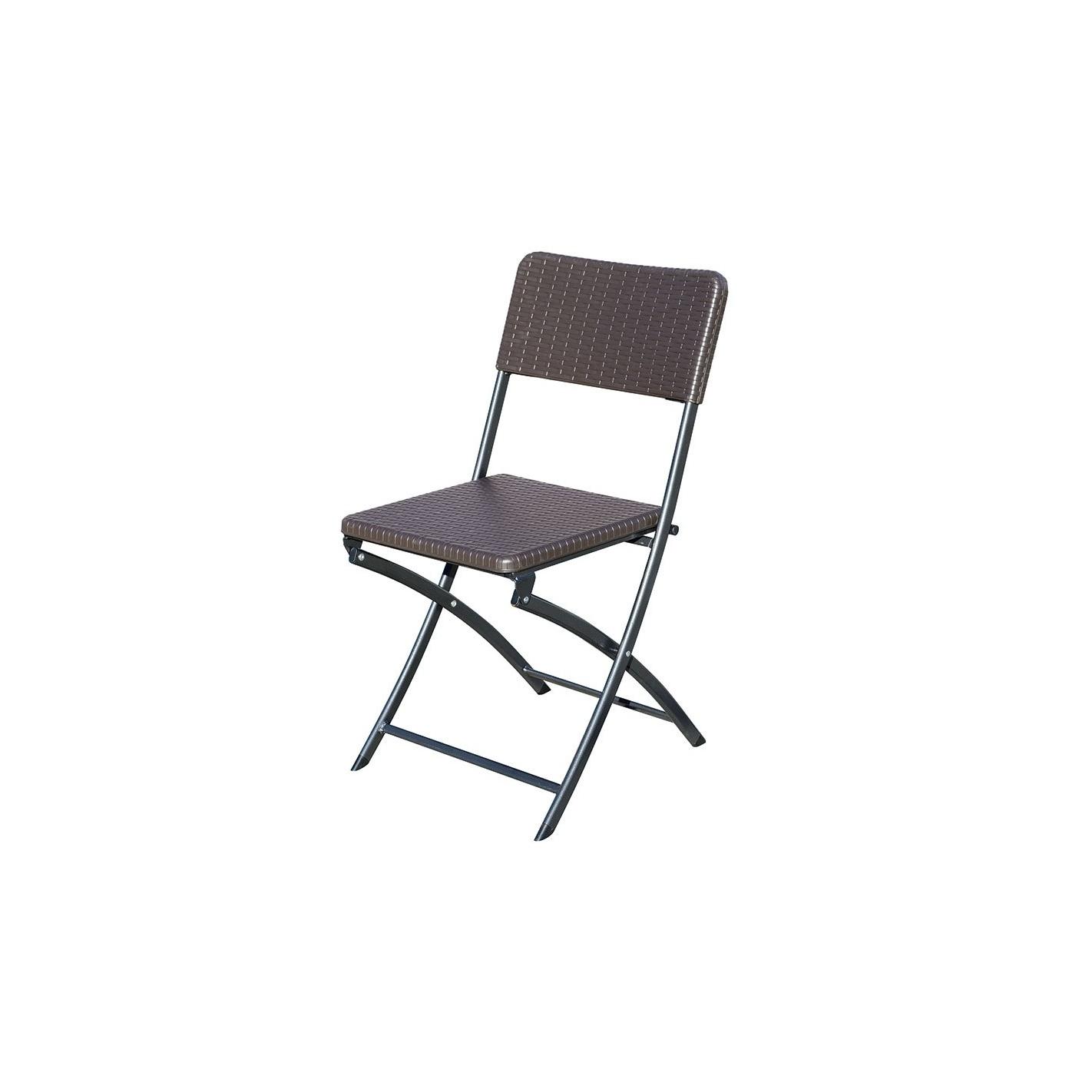 SILLA POLIETILENO RATAN PLEGABLE (2 UDS) EHLIS DE SUINPLAS DECORACIONES