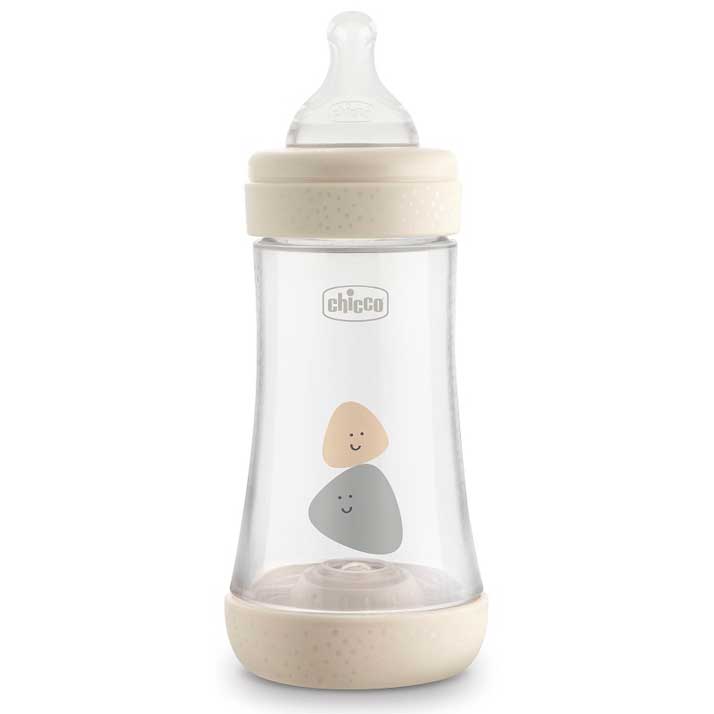 Chicco Biberón Perfect5 Neutro Flujo Medio 240 Ml 2M+
