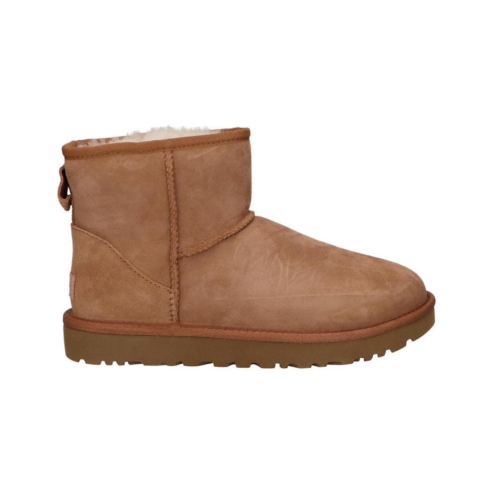 UGG 1016222 CLASSIC MINI II 6 CHESTNUT Women's Ankle Boots